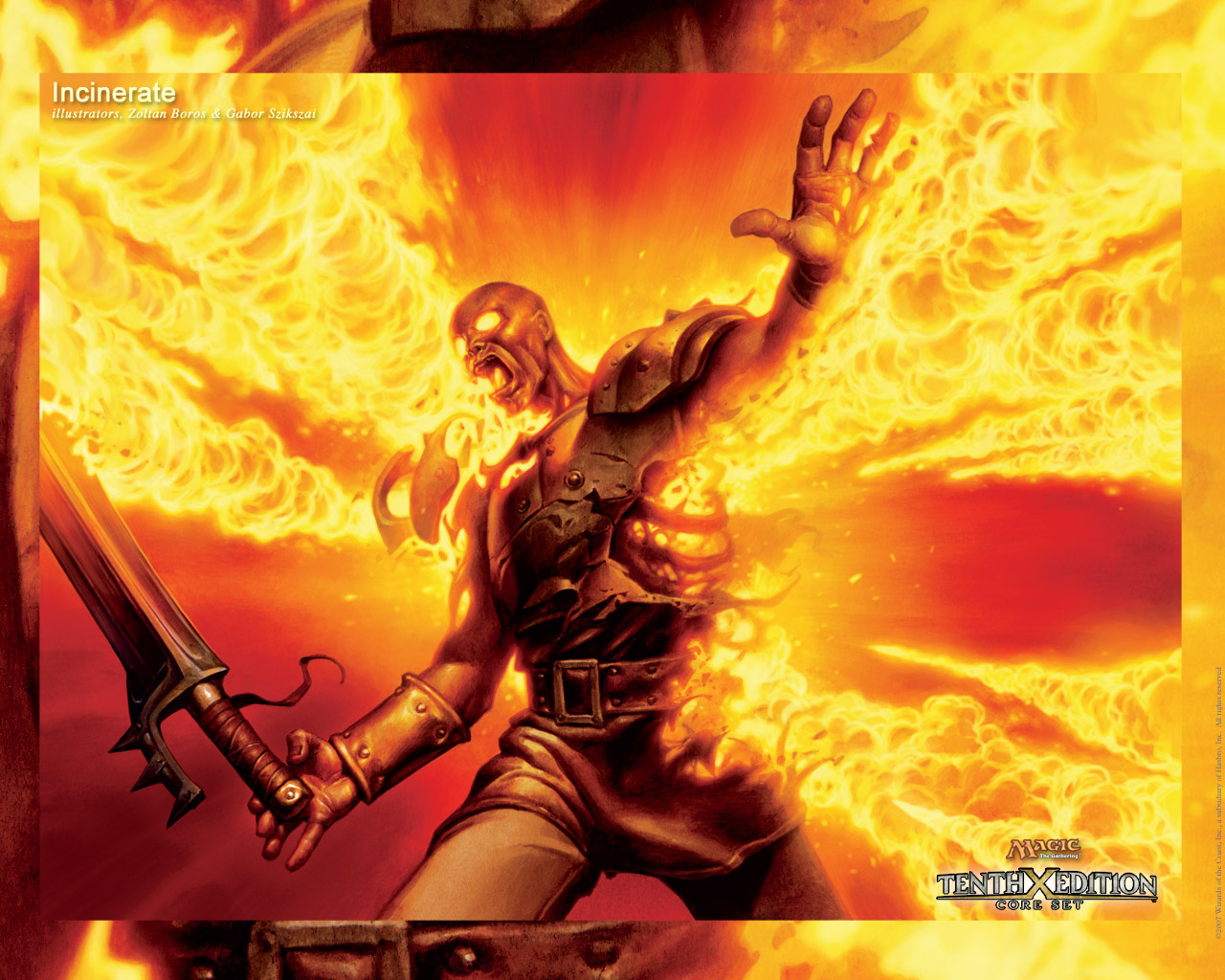 fire, game, magic: the gathering download HD wallpaper
