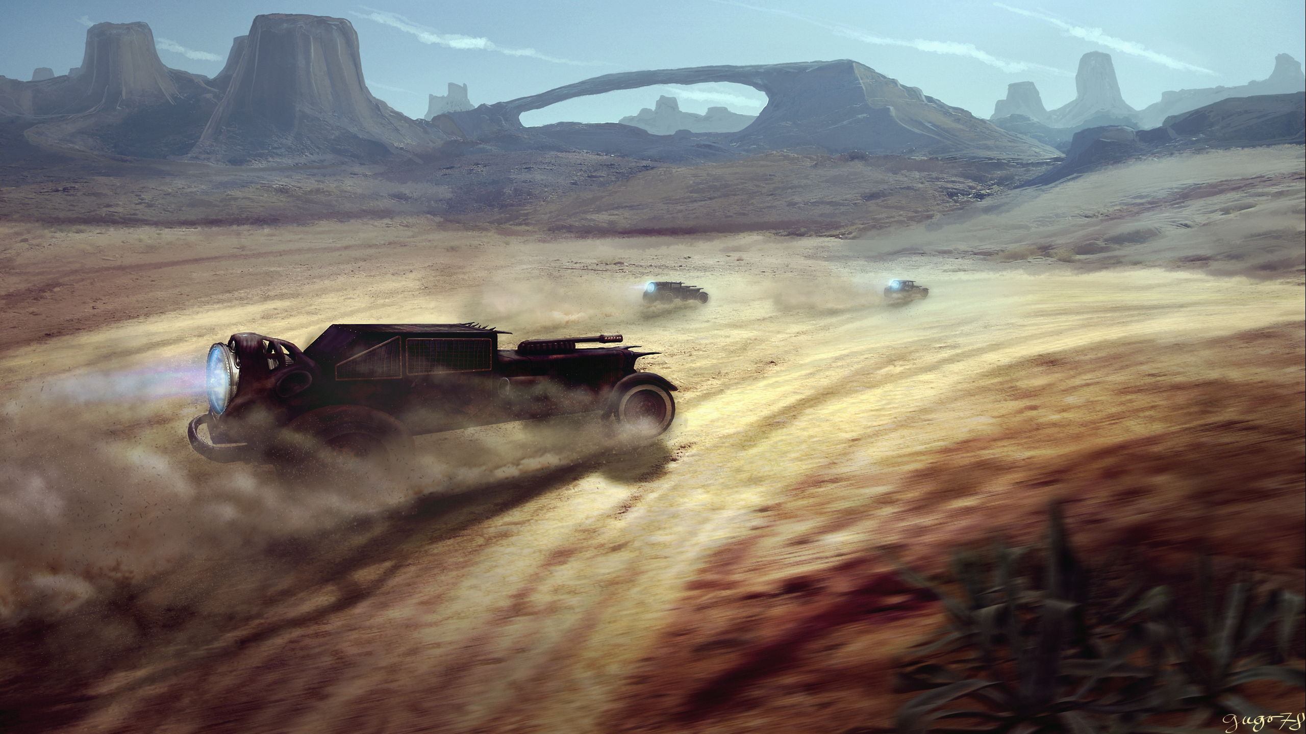 Sci Fi пустыня