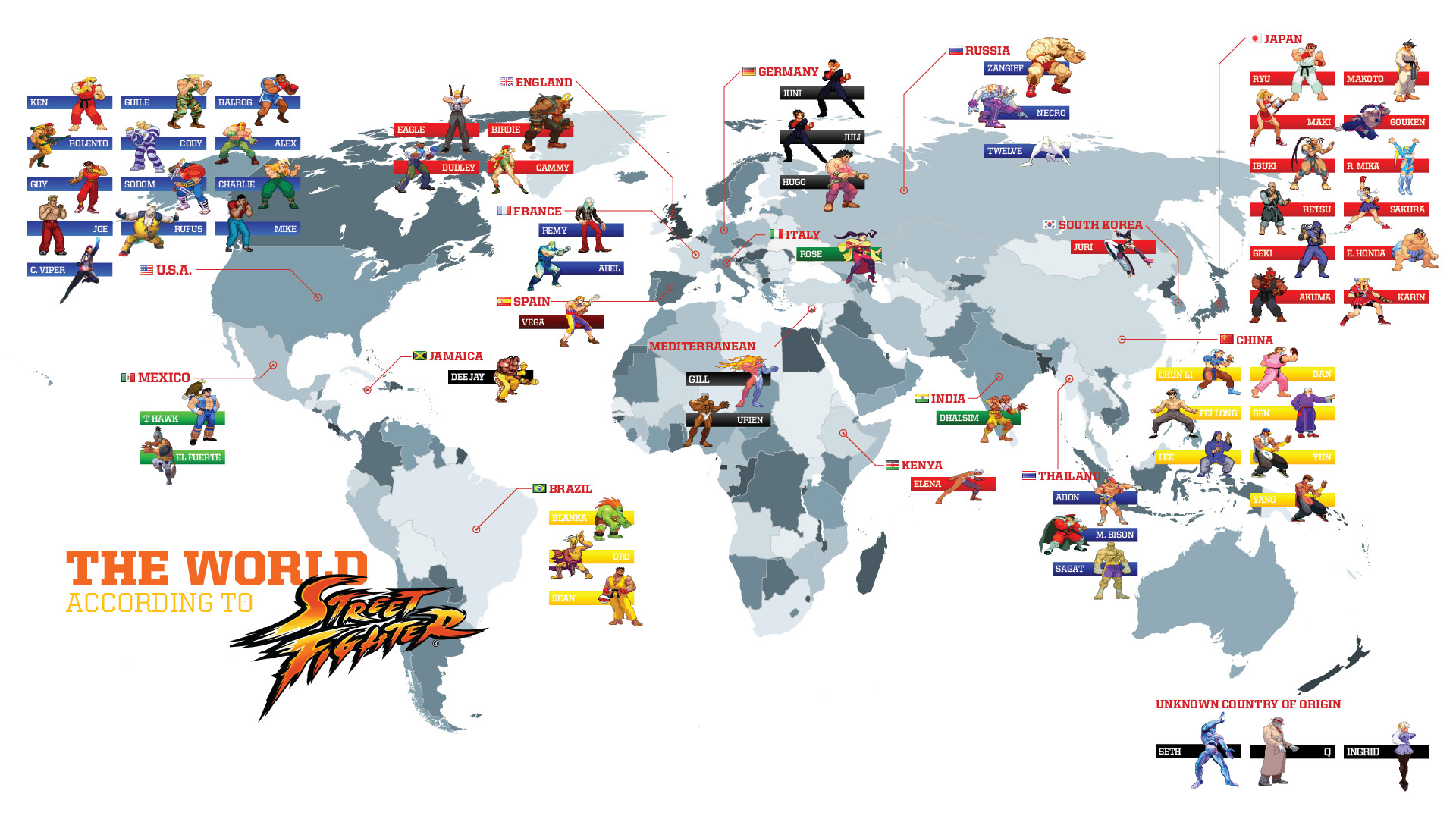 video game, street fighter, map