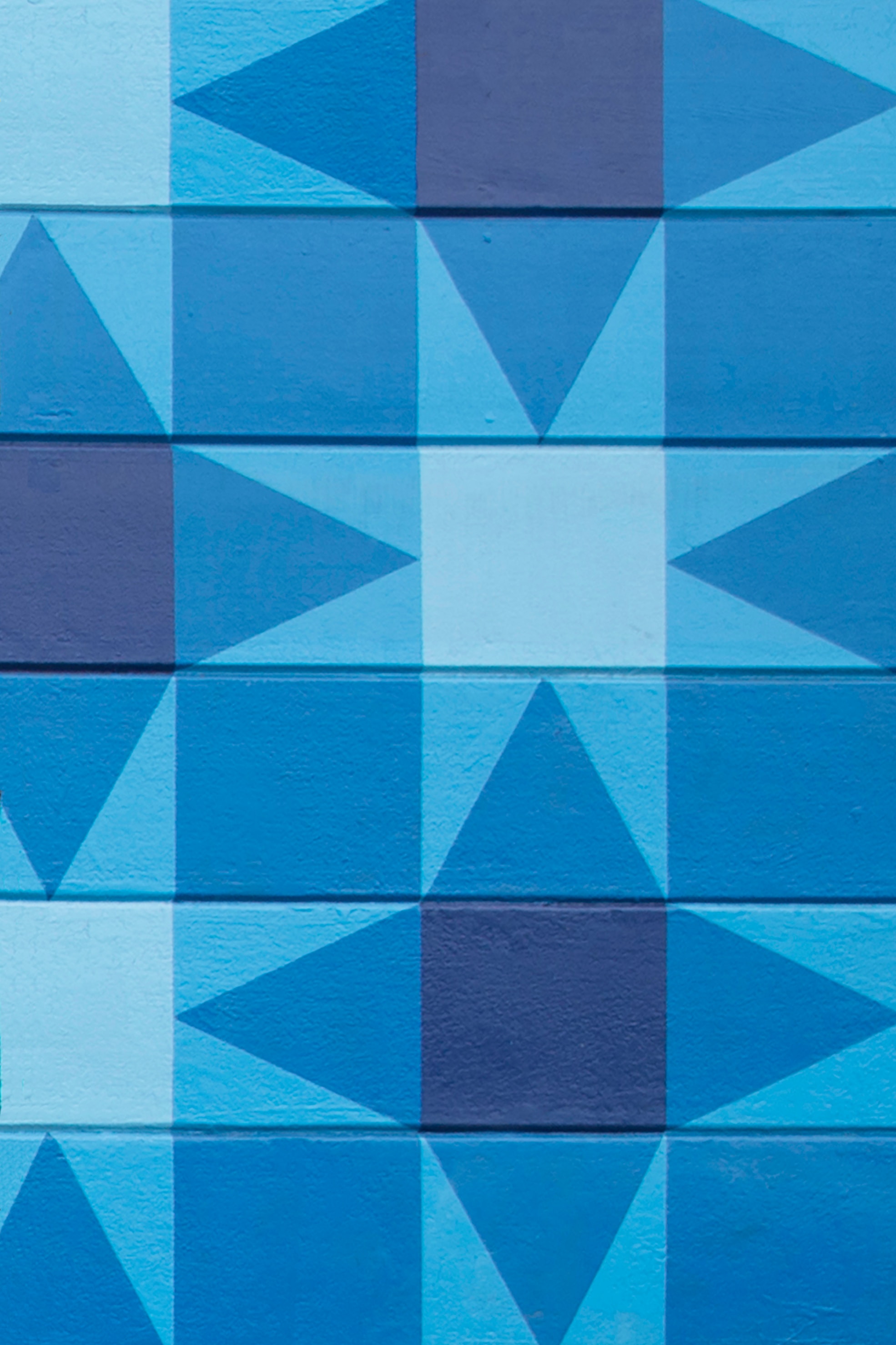 blue, pattern, texture, textures, wall, tile 4K Ultra