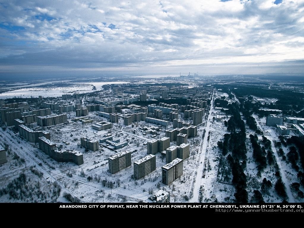 man made, city, chernobyl