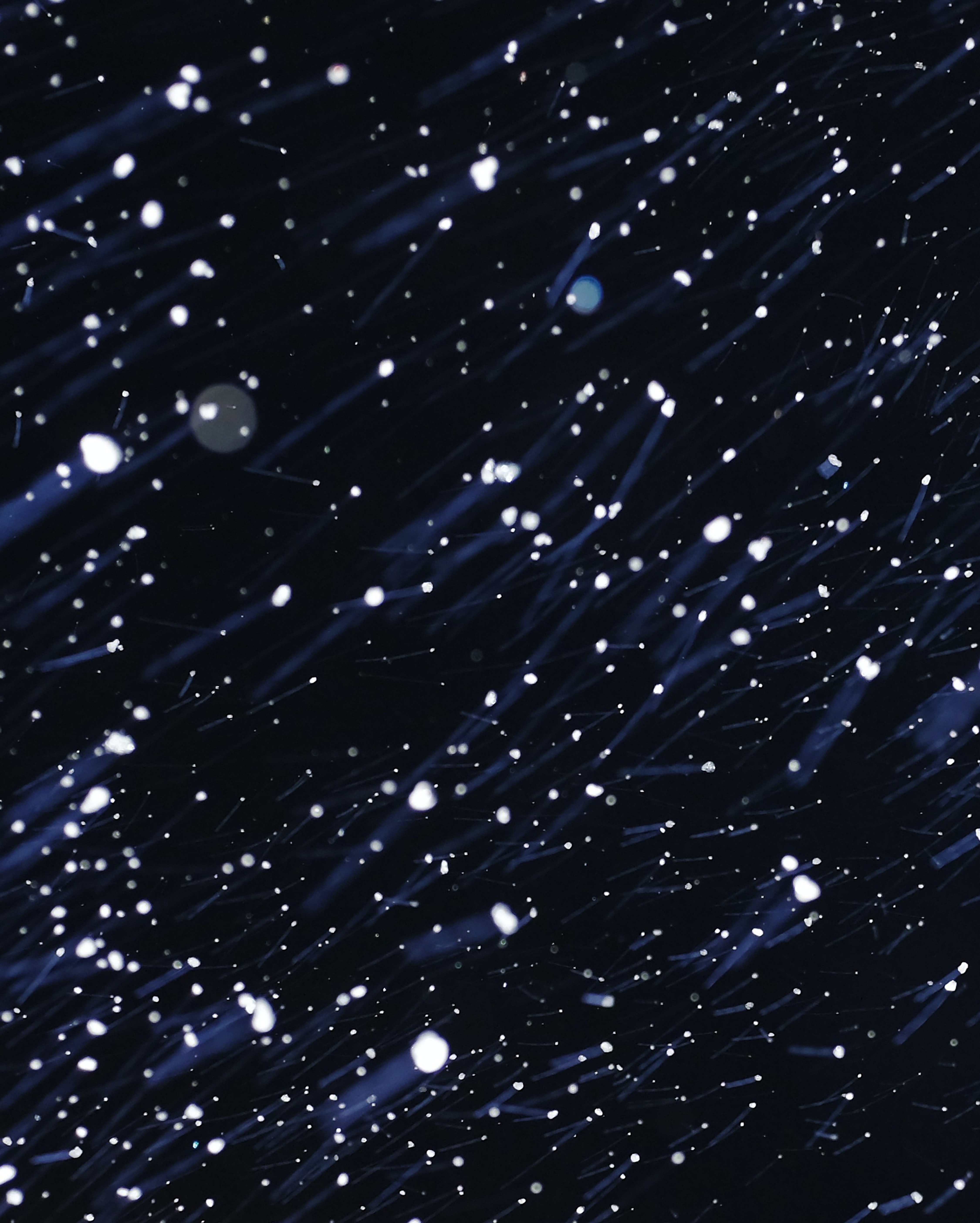 Download mobile wallpaper Traffic, Movement, Snow, Distortion, Particles, Abstract for free.
