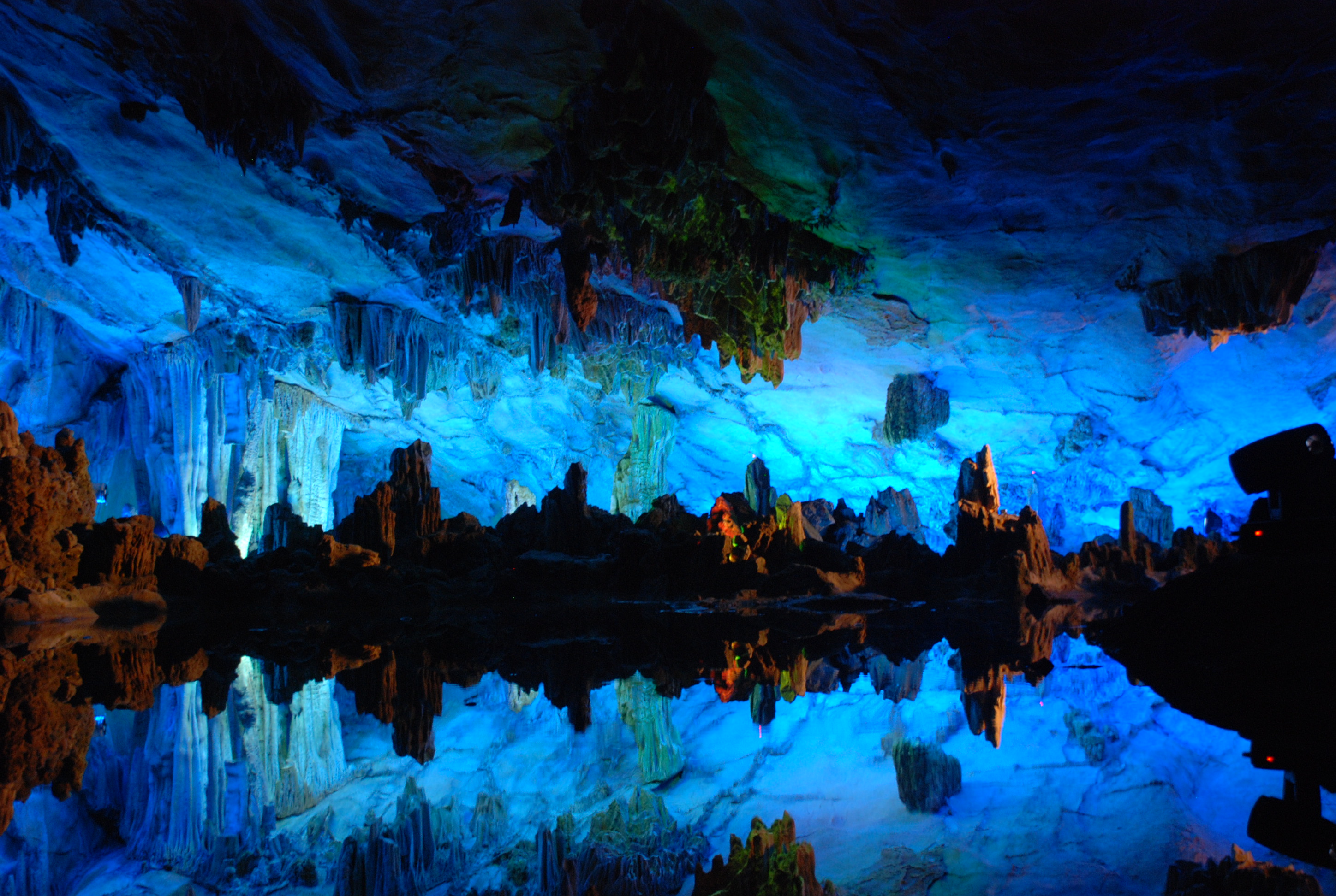 earth, reed flute cave, caves Full HD