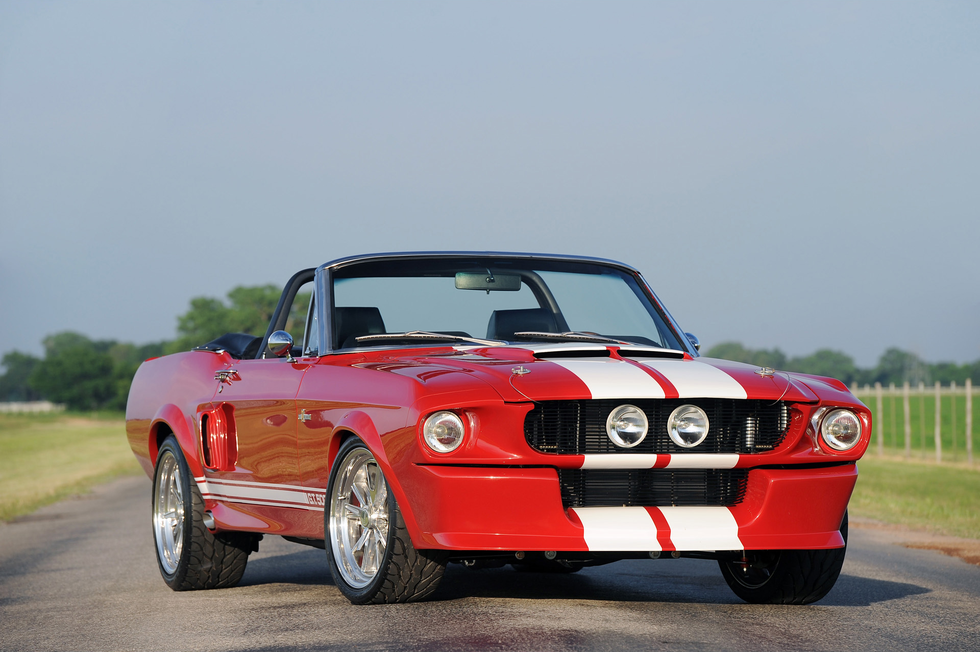 vehicles, shelby gt500 classic recreation, classic car, convertible, muscle car, ford HD for desktop 1080p