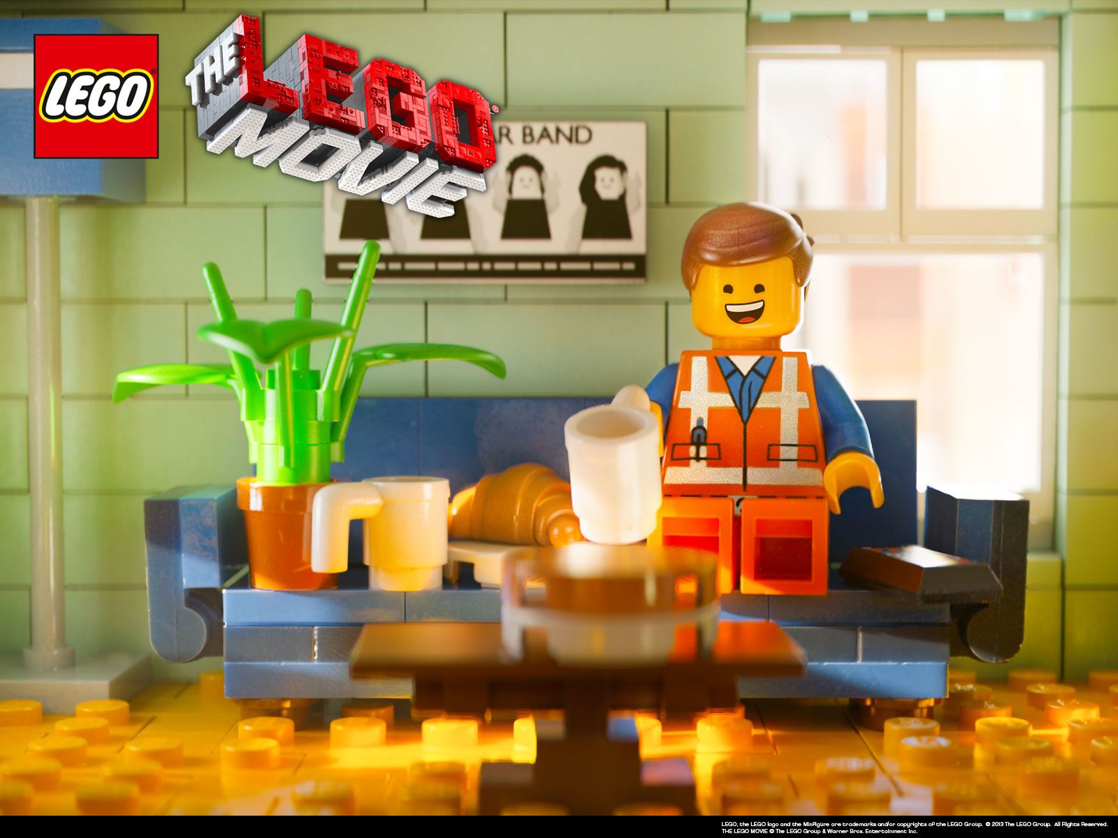 Download mobile wallpaper The Lego Movie, Emmet (The Lego Movie), Text, Lego, Movie, Logo for free.