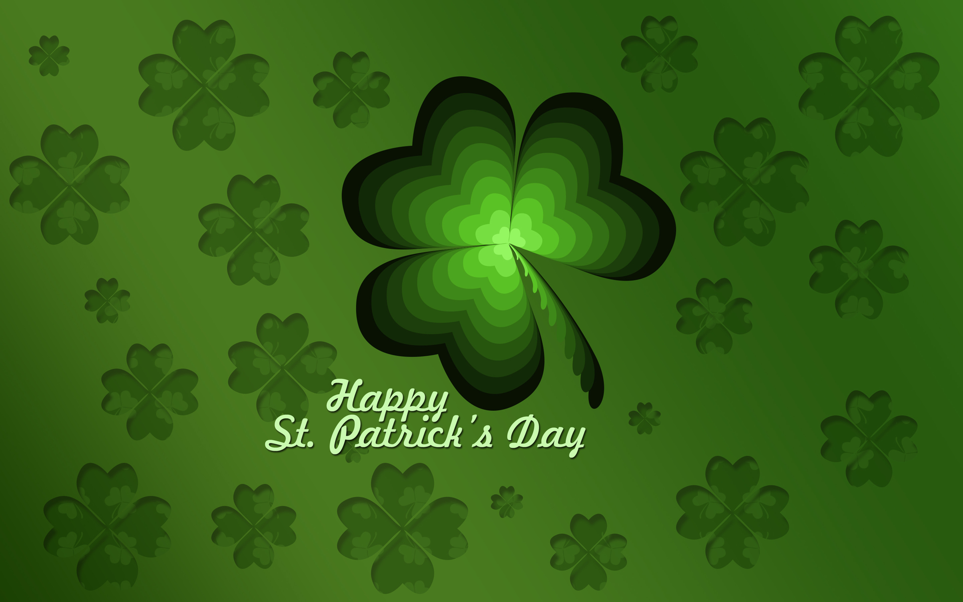 Full HD Wallpaper holiday, st patrick's day, clover, green
