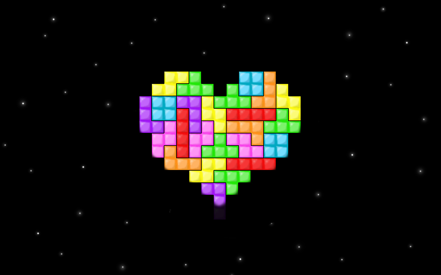 Free download wallpaper Heart, Tetris, Video Game on your PC desktop