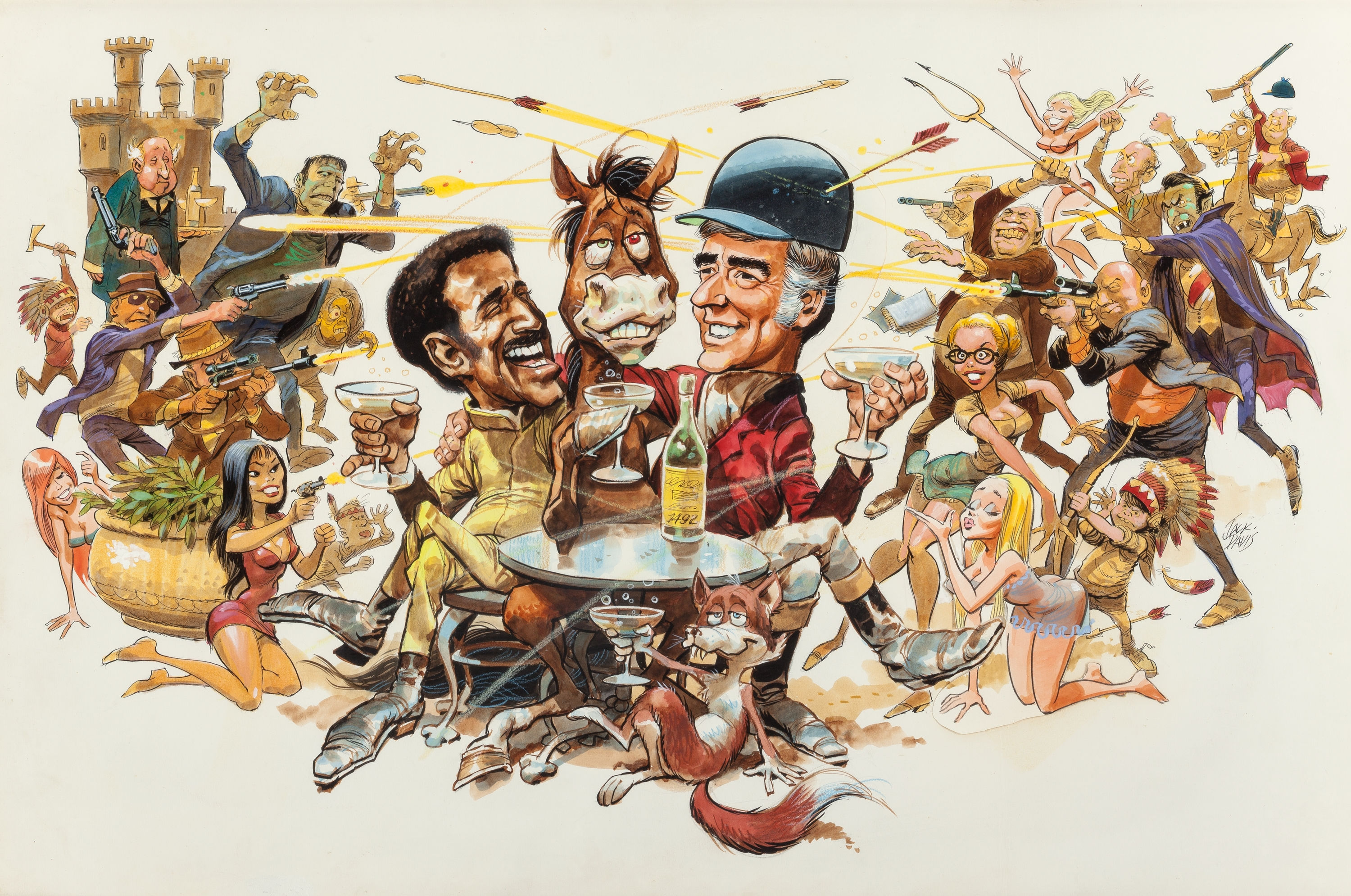 Many ones. Mad Magazine Art много всего на одной картинке.