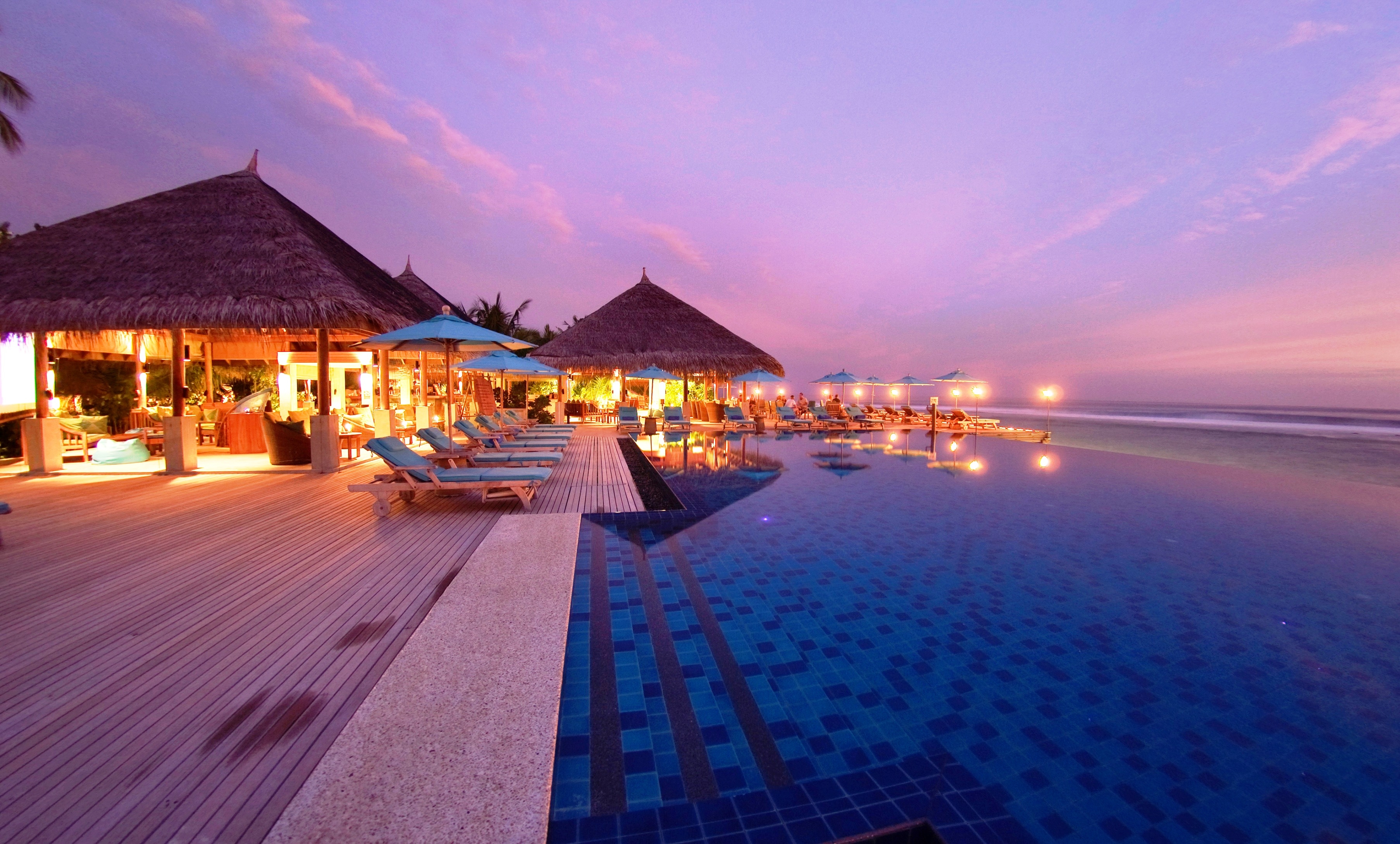 maldives, evening, miscellaneous, beach, resort, miscellanea, tropics 2160p