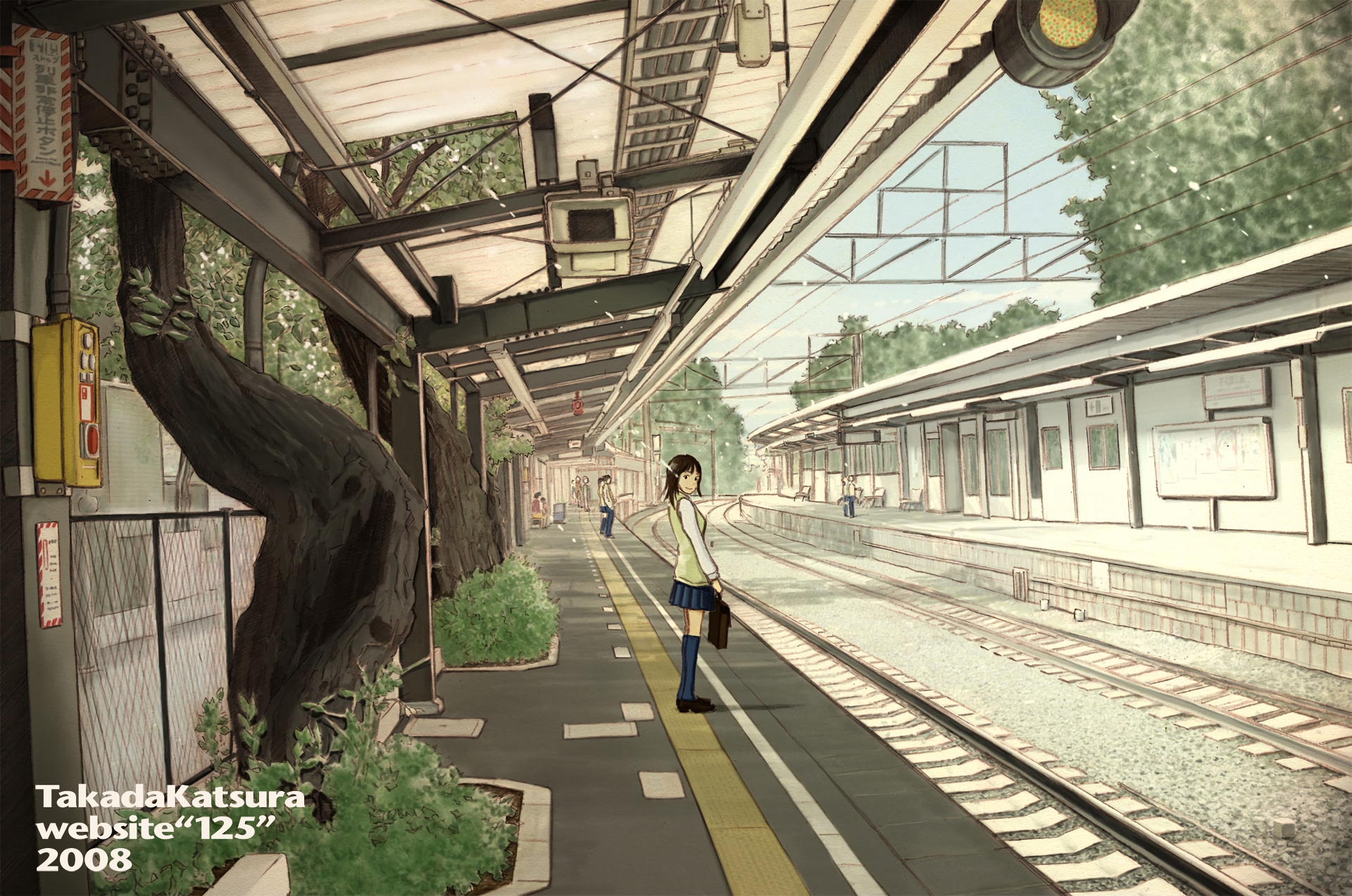 22 Gorgeous Anime Train Station Scenes