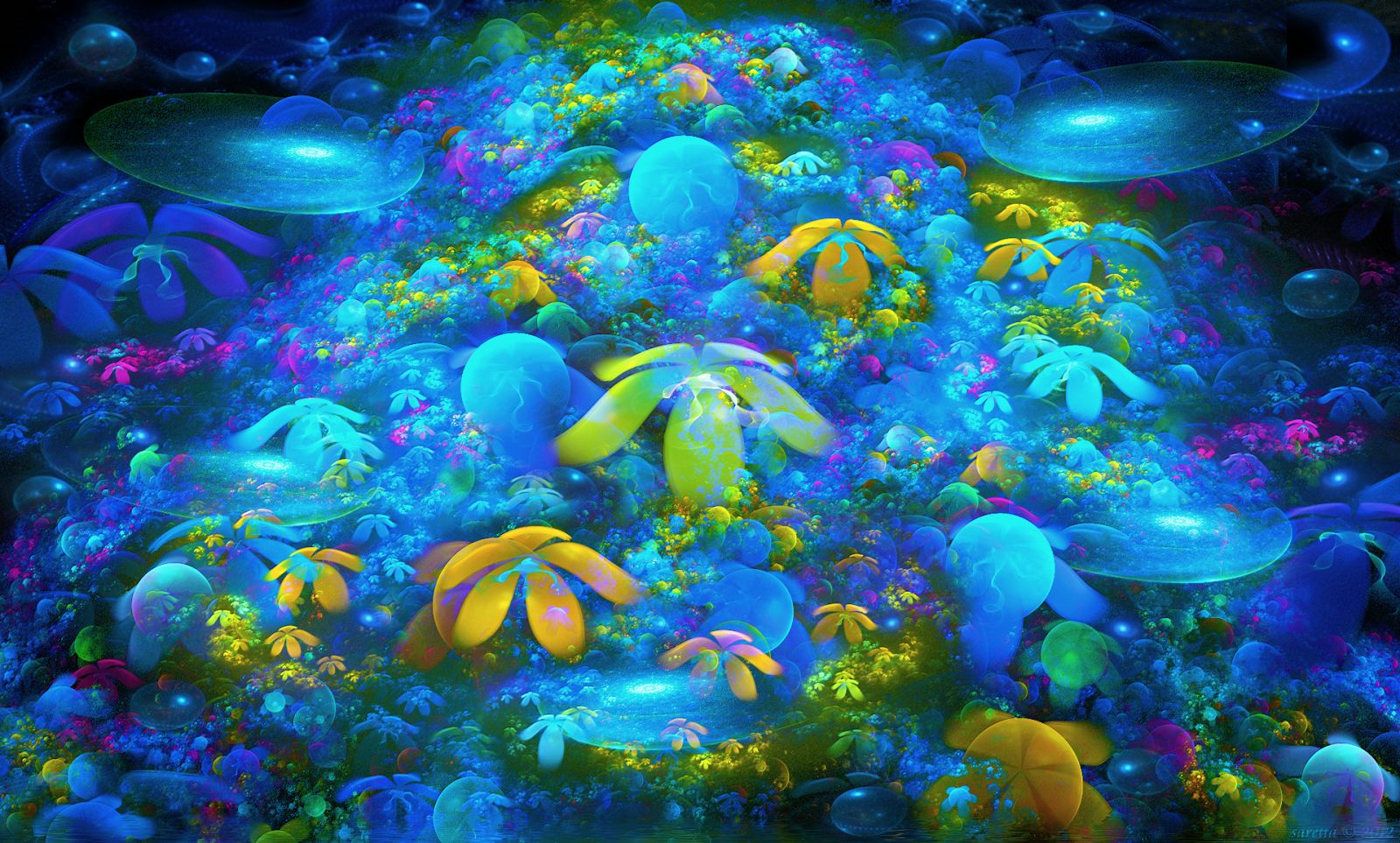 abstract, coral reef Desktop Wallpaper