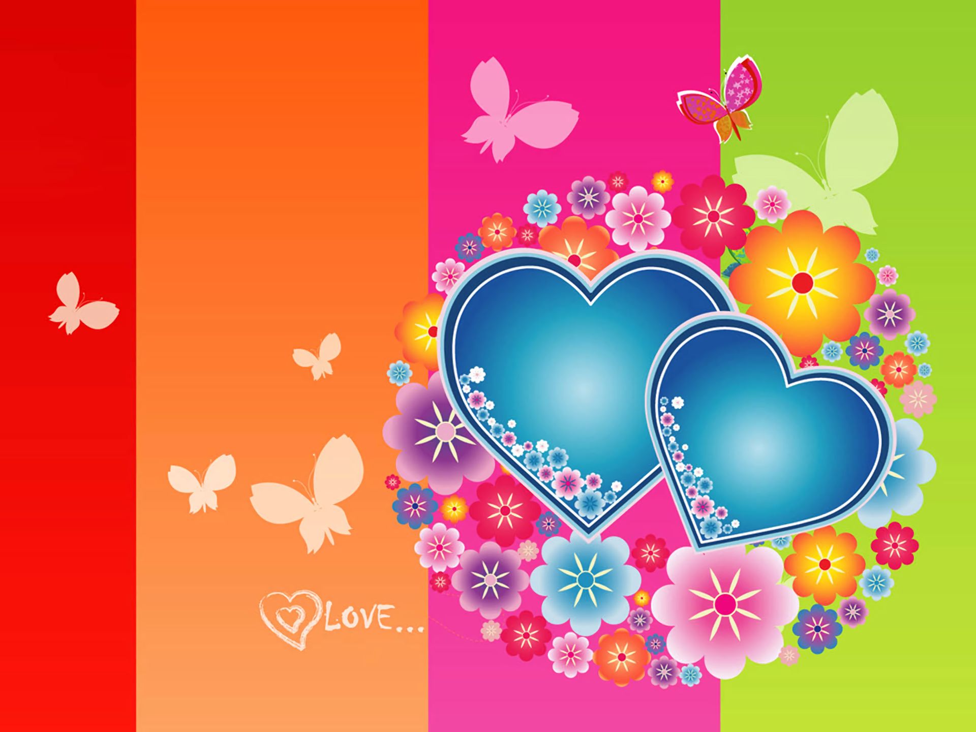 Download Colorful Heart Pattern Wallpaper Wallpaper  Wallpaperscom