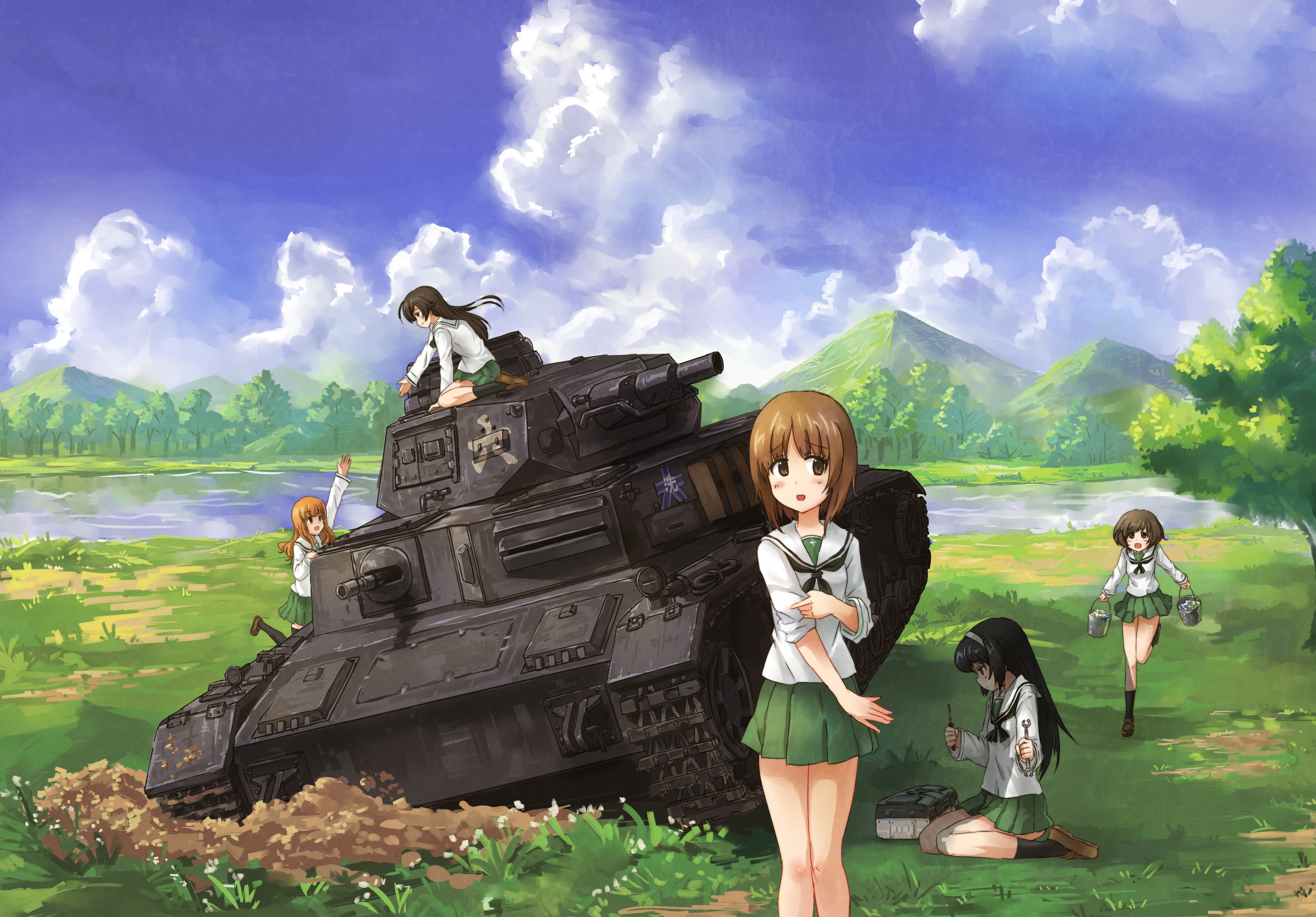 Girls und Panzer битва за Алису