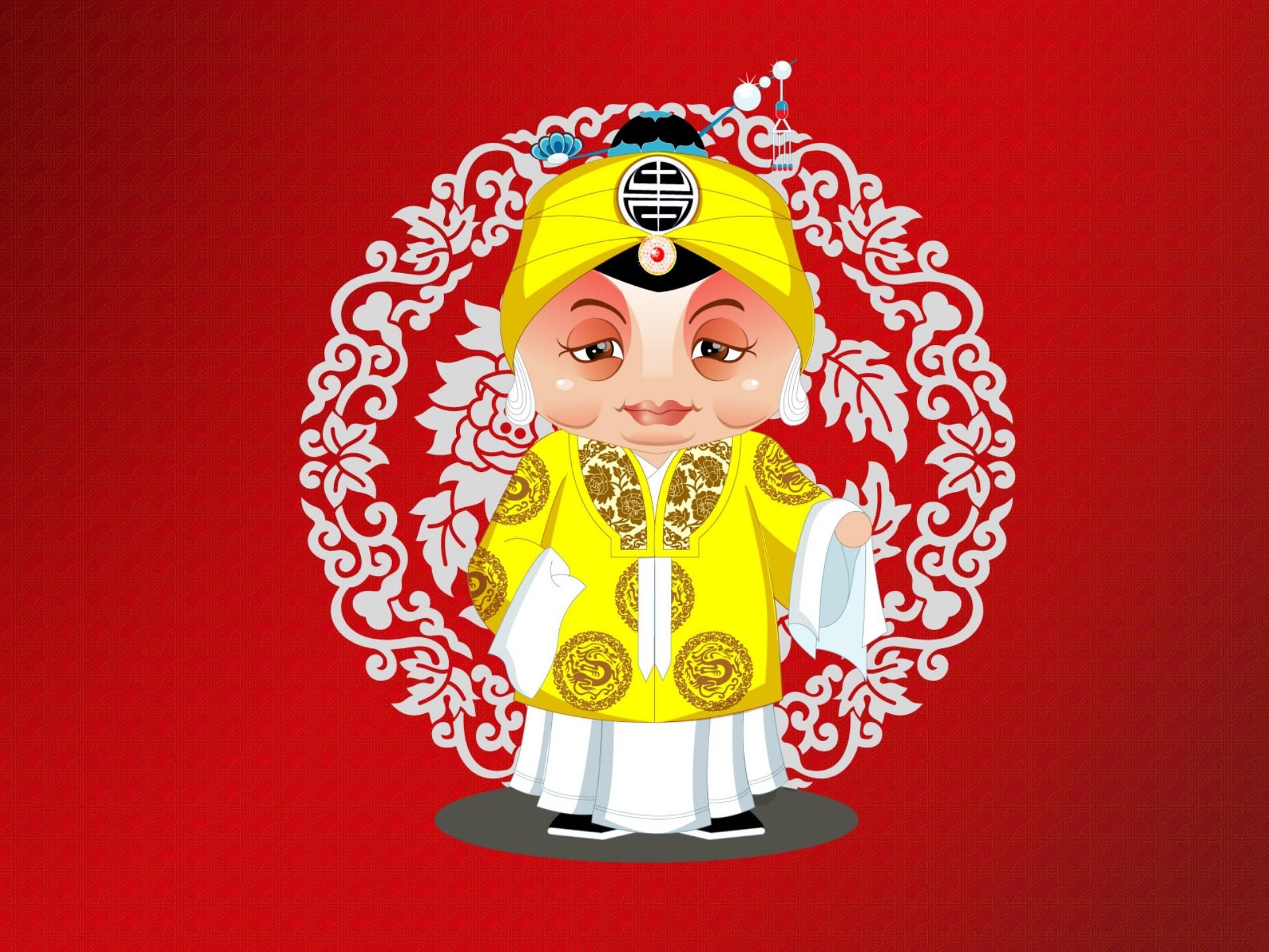 android vector, paint, graphics, costume, beijing opera characters, beijing opera of characters