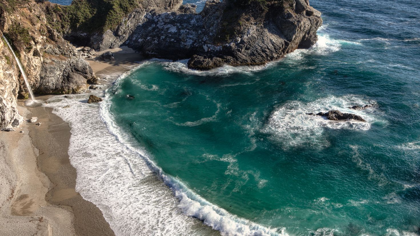 Калифорния водопад MCWAY Falls