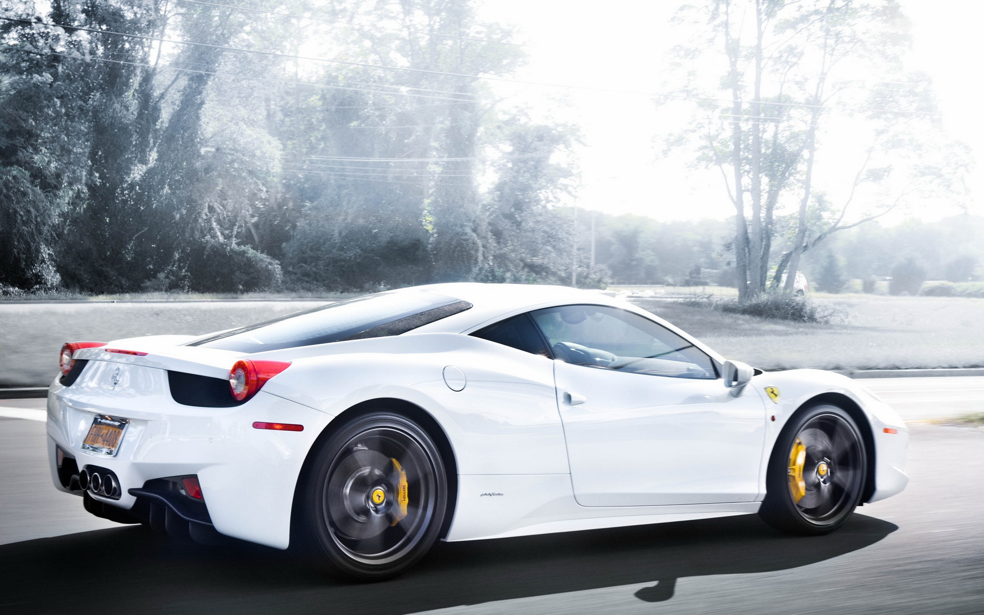 Ferrari 458 speciale сзади