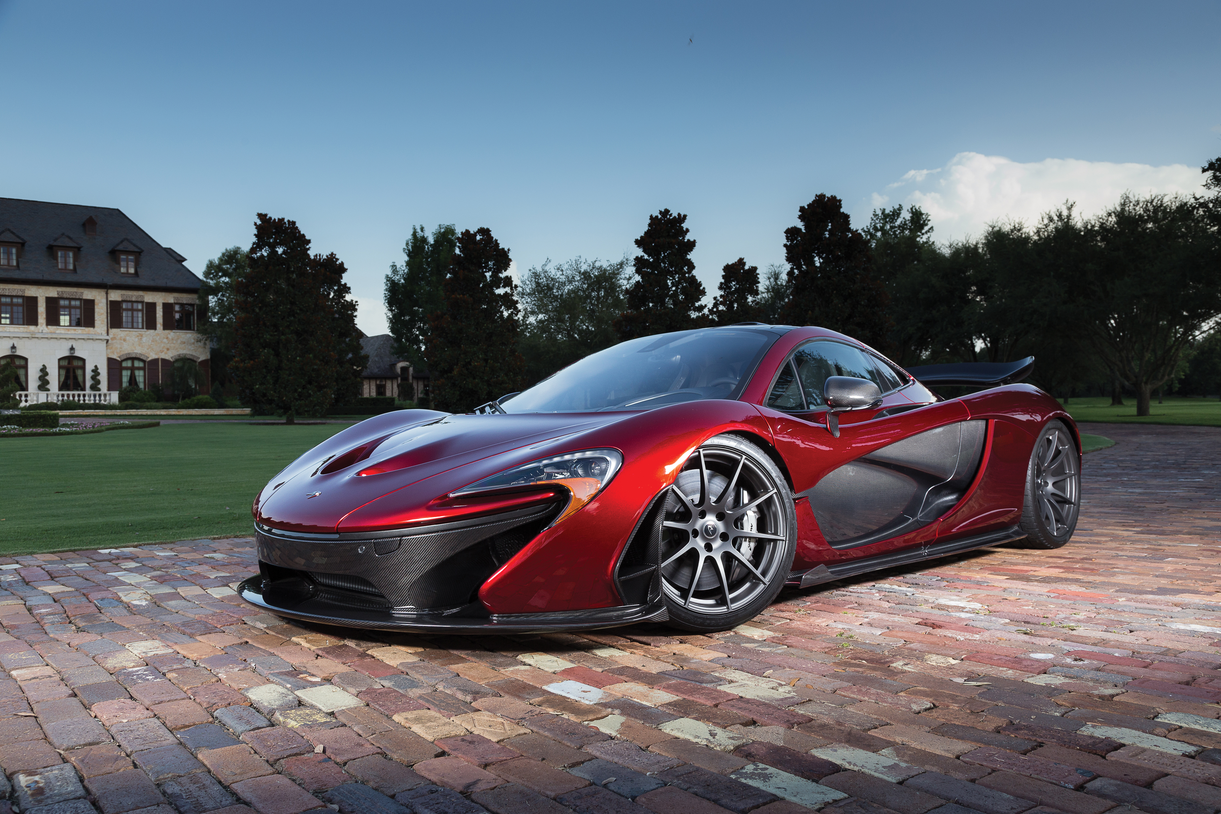 cars, supercar, mclaren, red, side view Aesthetic wallpaper