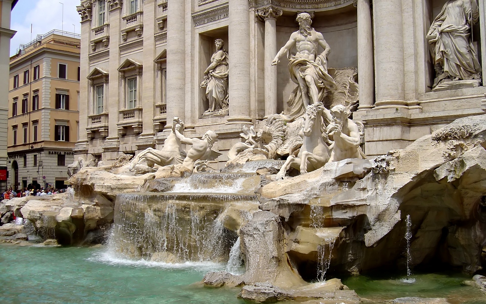Италия Рим фонтан Треви Архитектор