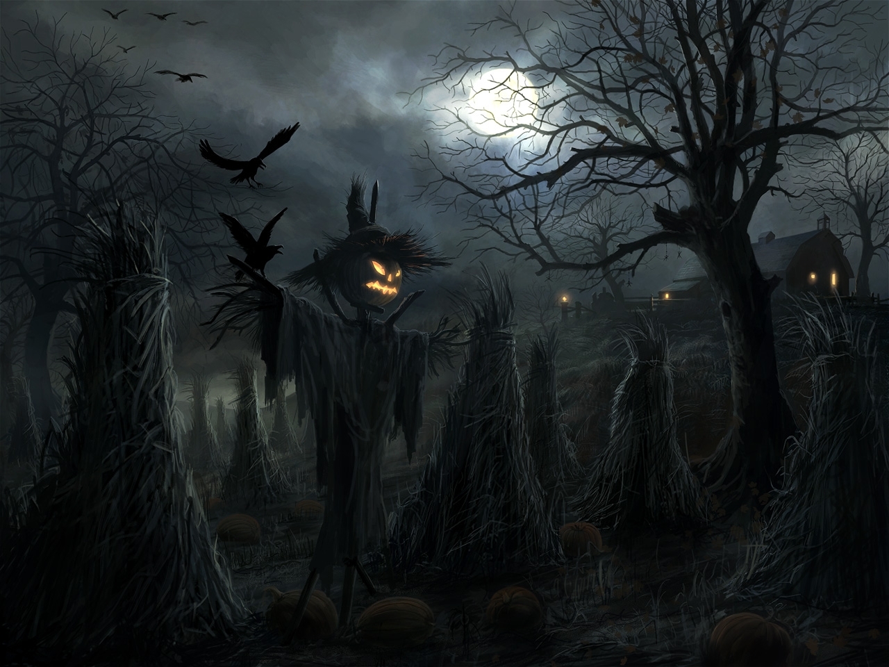 6322 скачать обои хэллоуин (halloween), черные, праздники, ночь - заставки и картинки бесплатно
