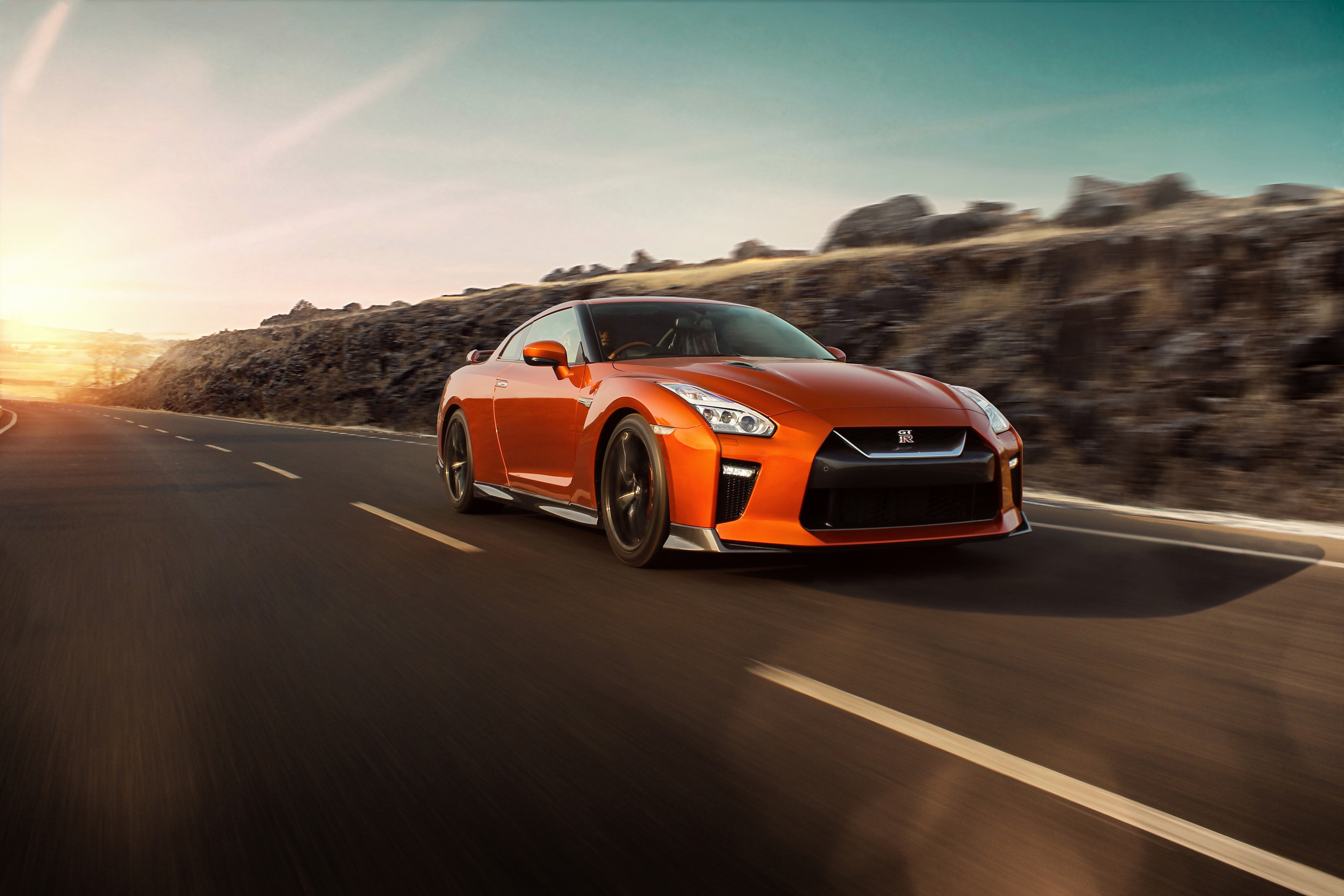 Nissan GTR Orange