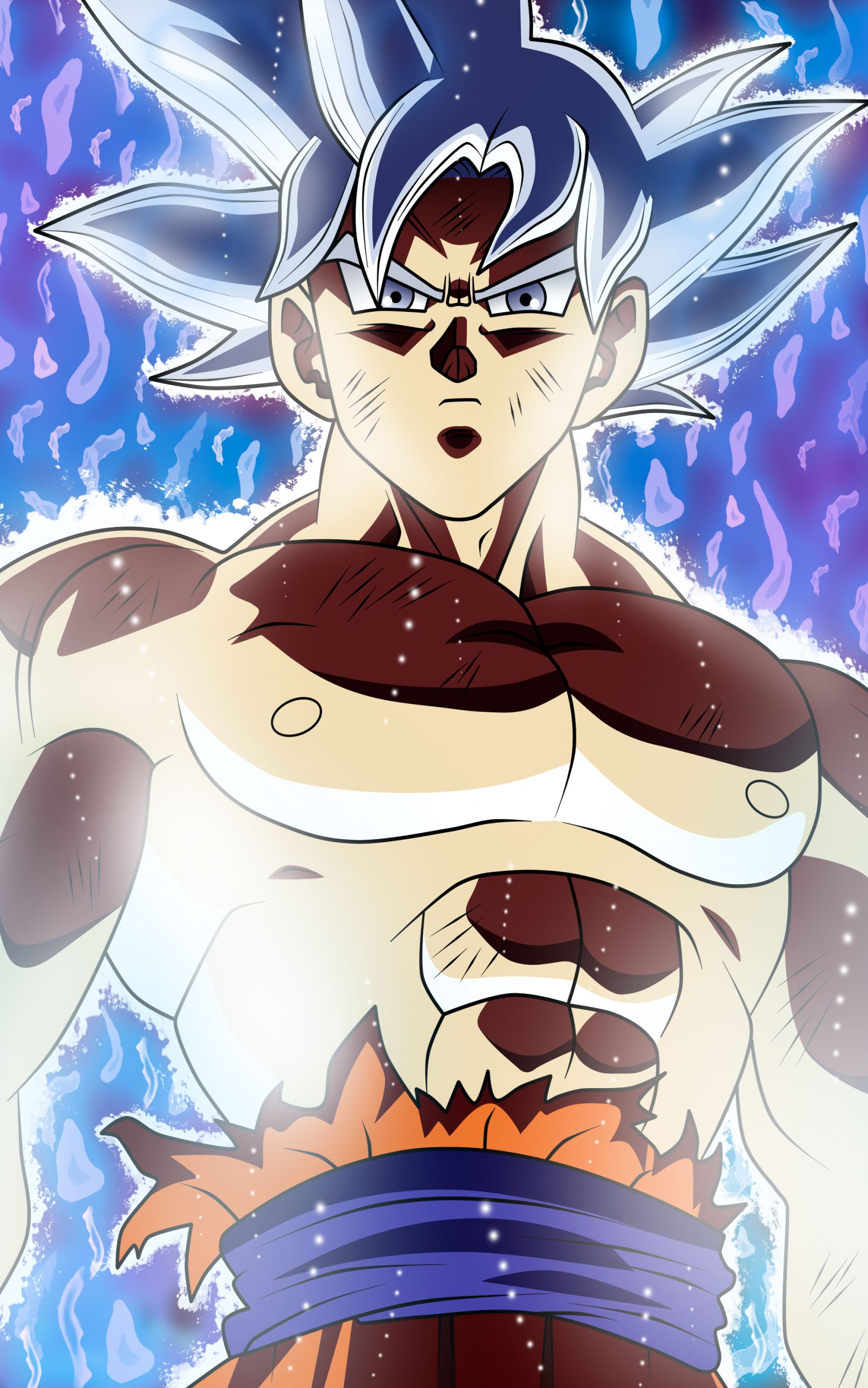 Ultra Instinct Goku Mastered for Mobile DB Legends HD wallpaper download