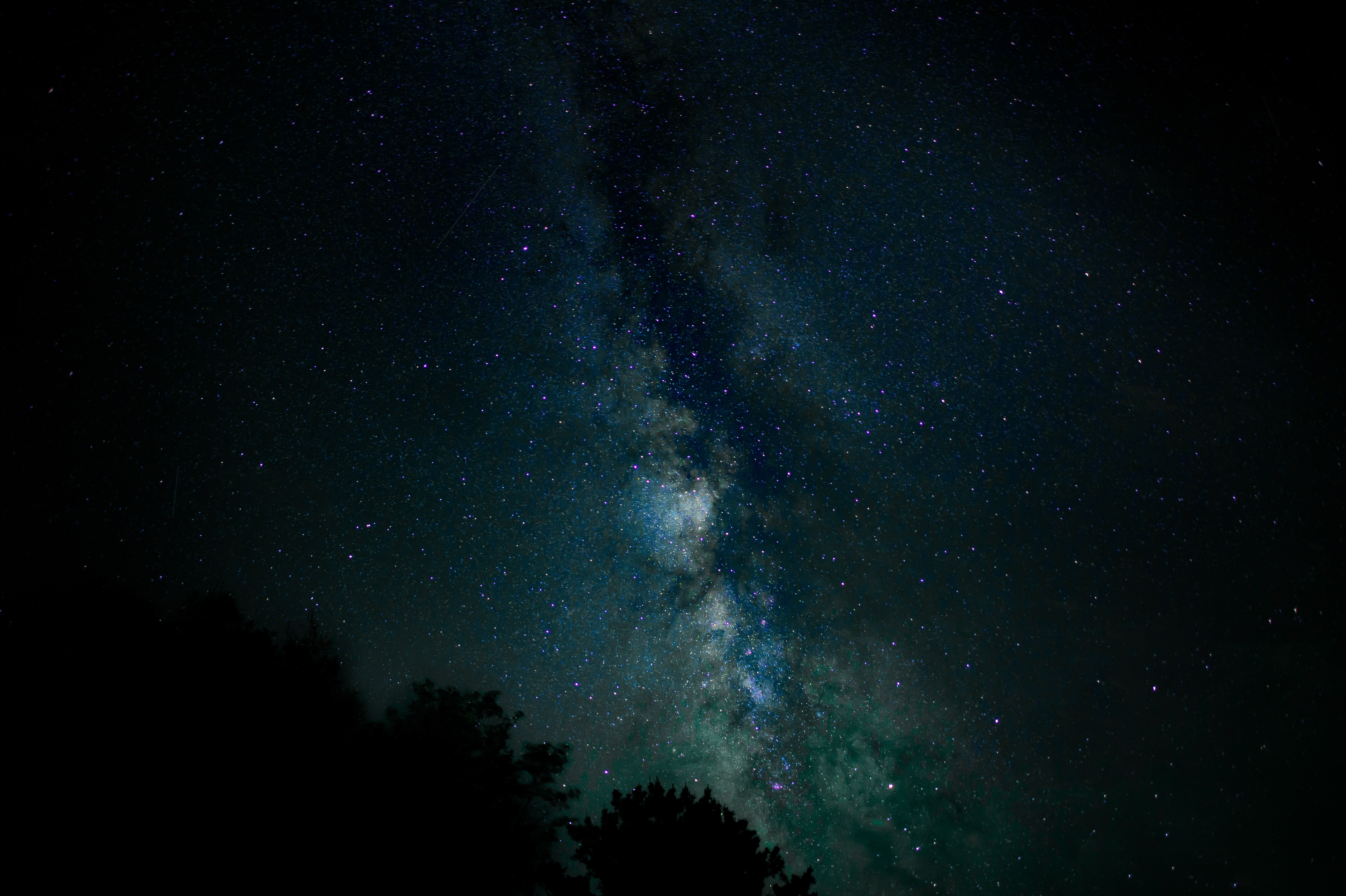 129197 Hintergrundbild herunterladen universum, sterne, übernachtung, sternenhimmel, die milchstrasse, milchstraße - Bildschirmschoner und Bilder kostenlos