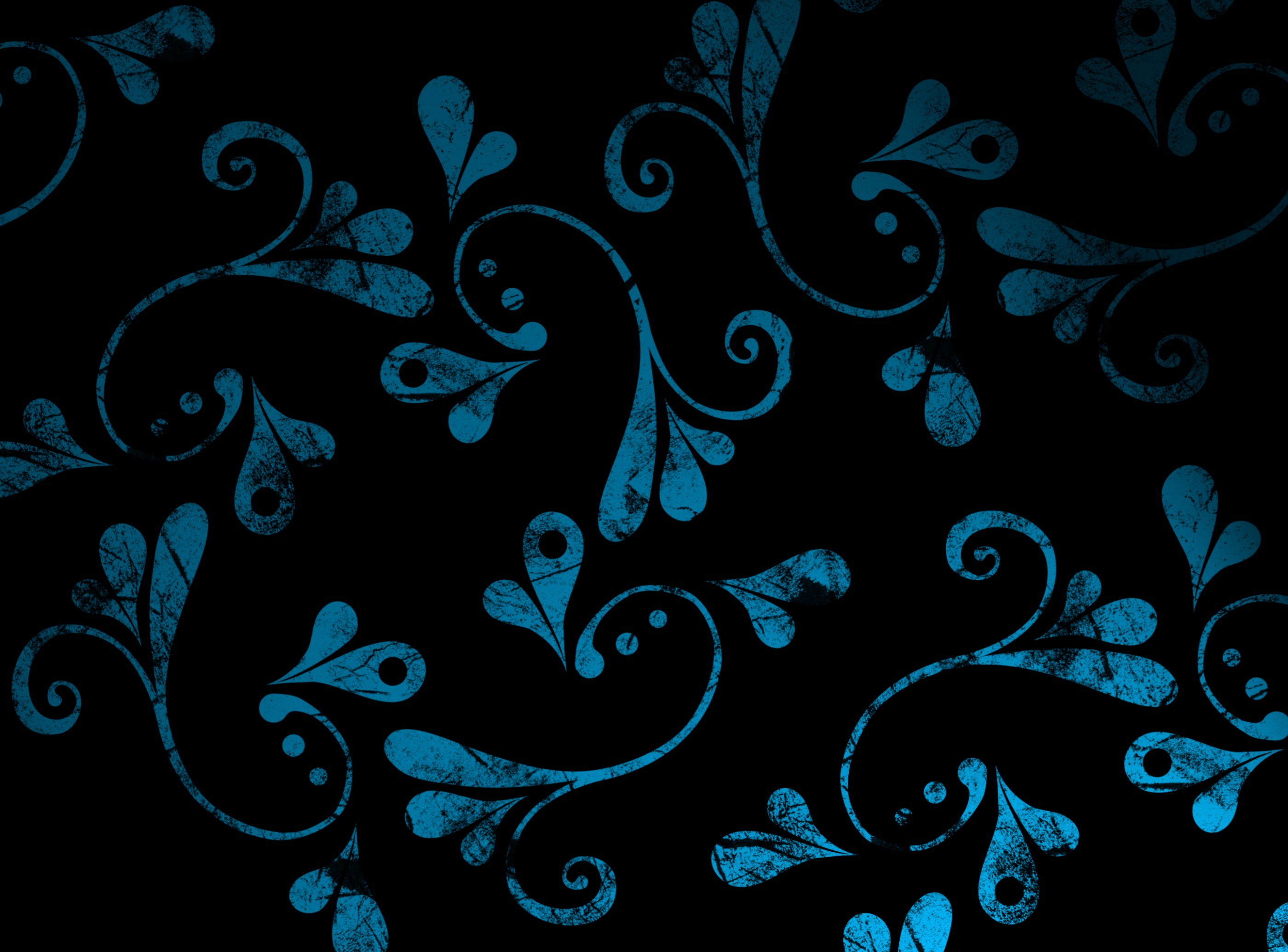 abstract, ornamental, blue HD wallpaper