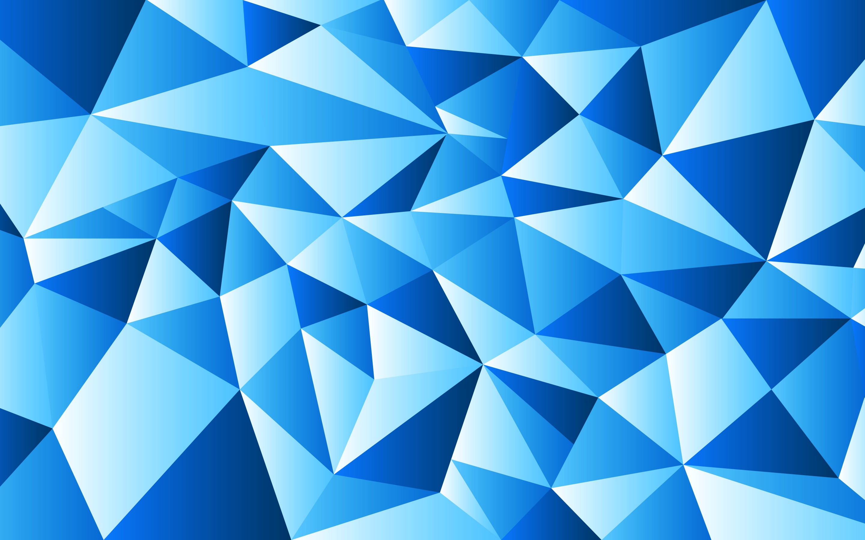 triangles, abstract, blue Free Stock Photo