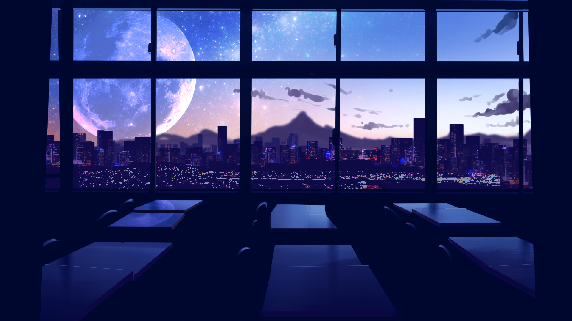 Moonlight Anime Background
