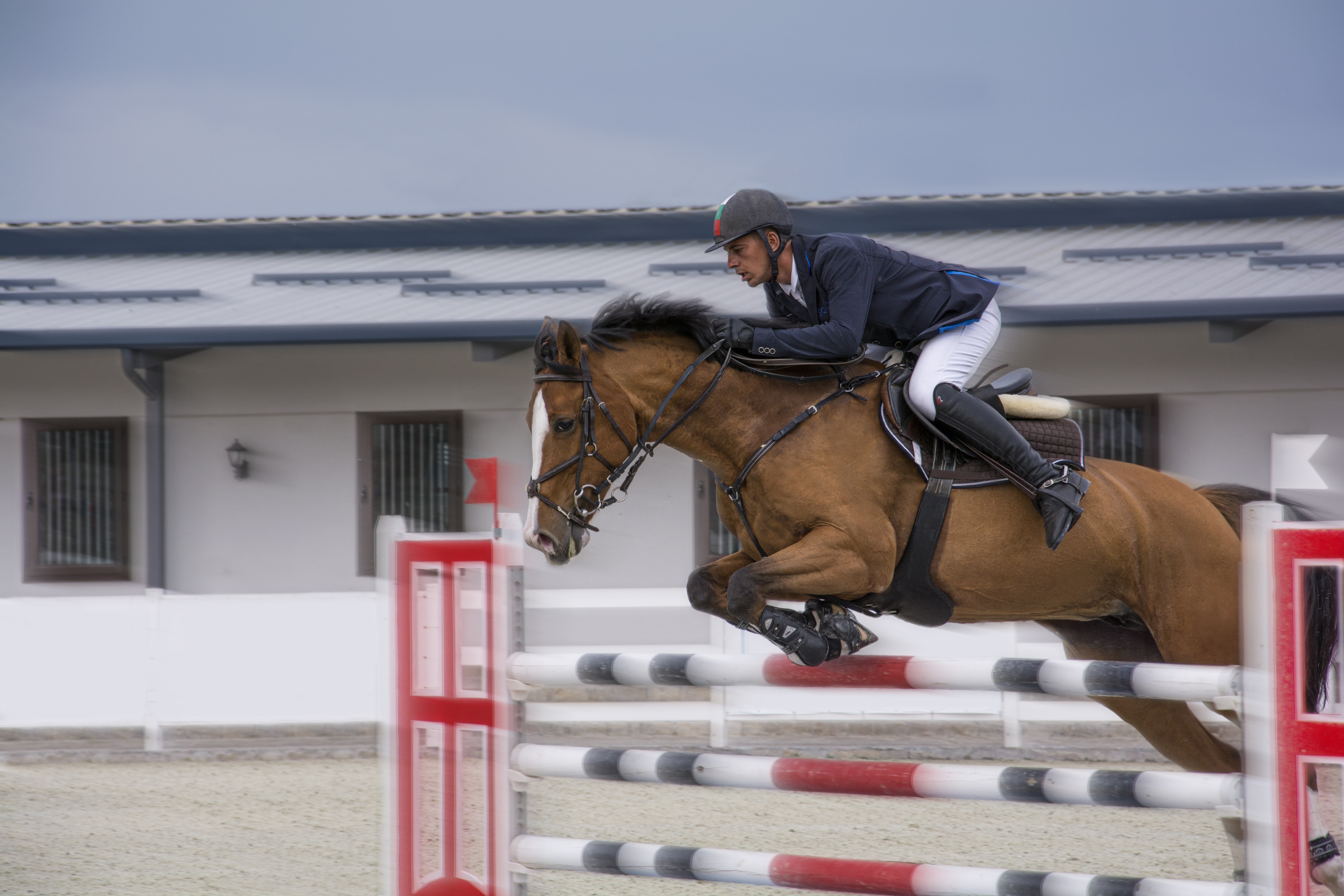 sports, show jumping, equestrian, horse, jump, motion blur 4K