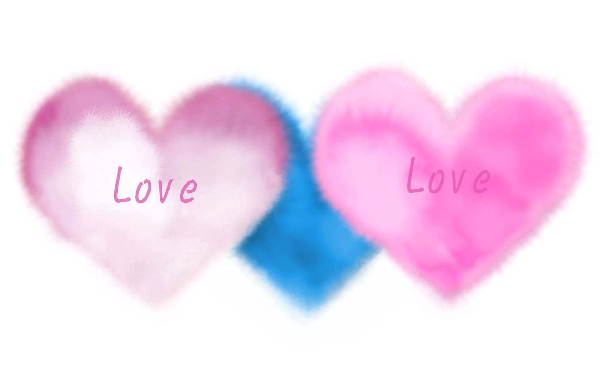 pink, love, blue, light, heart, easy
