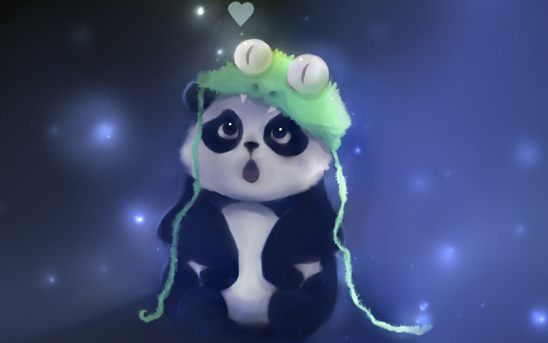 cute, panda, animal