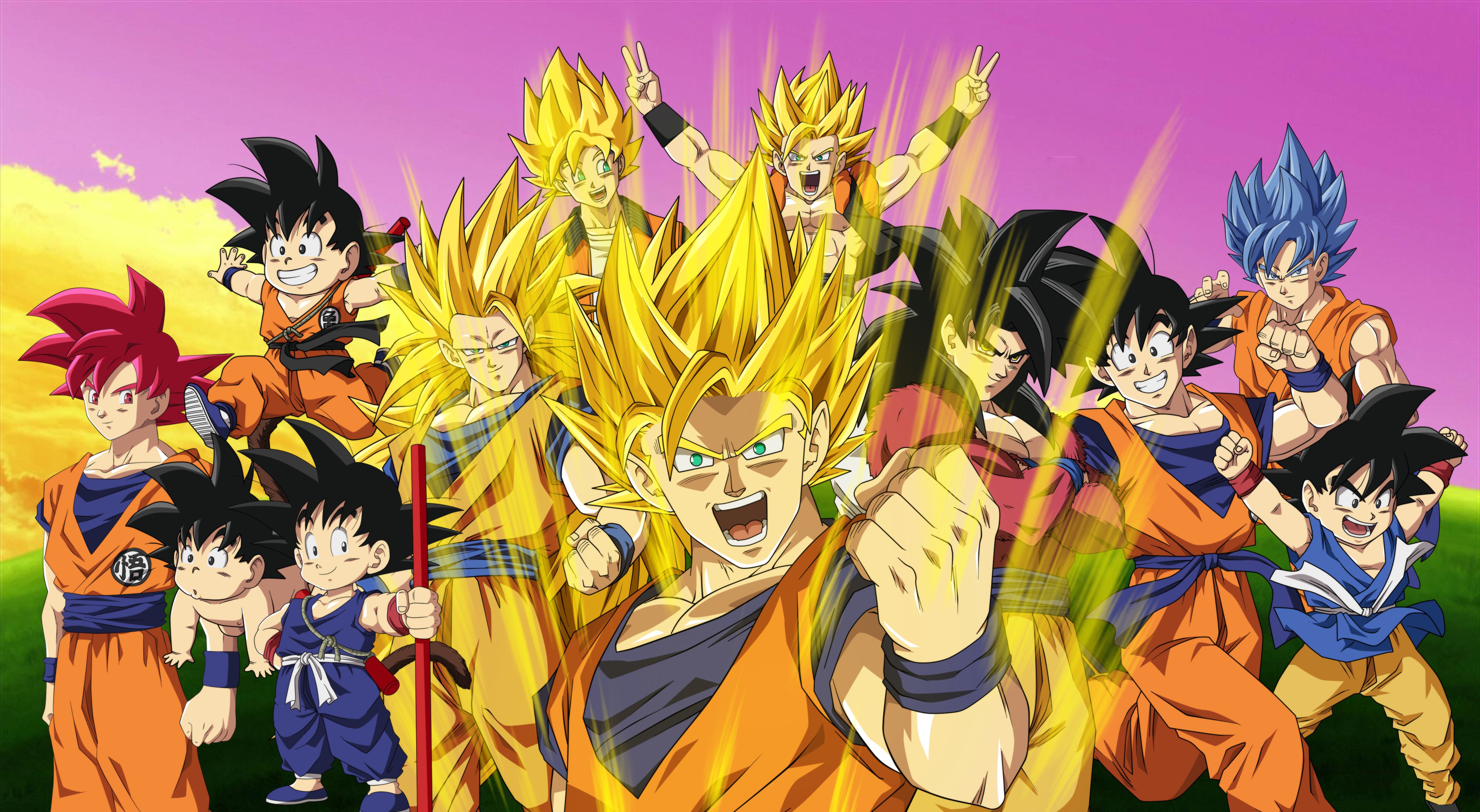 Los mejores fondos de pantalla de Goku para la pantalla del teléfono