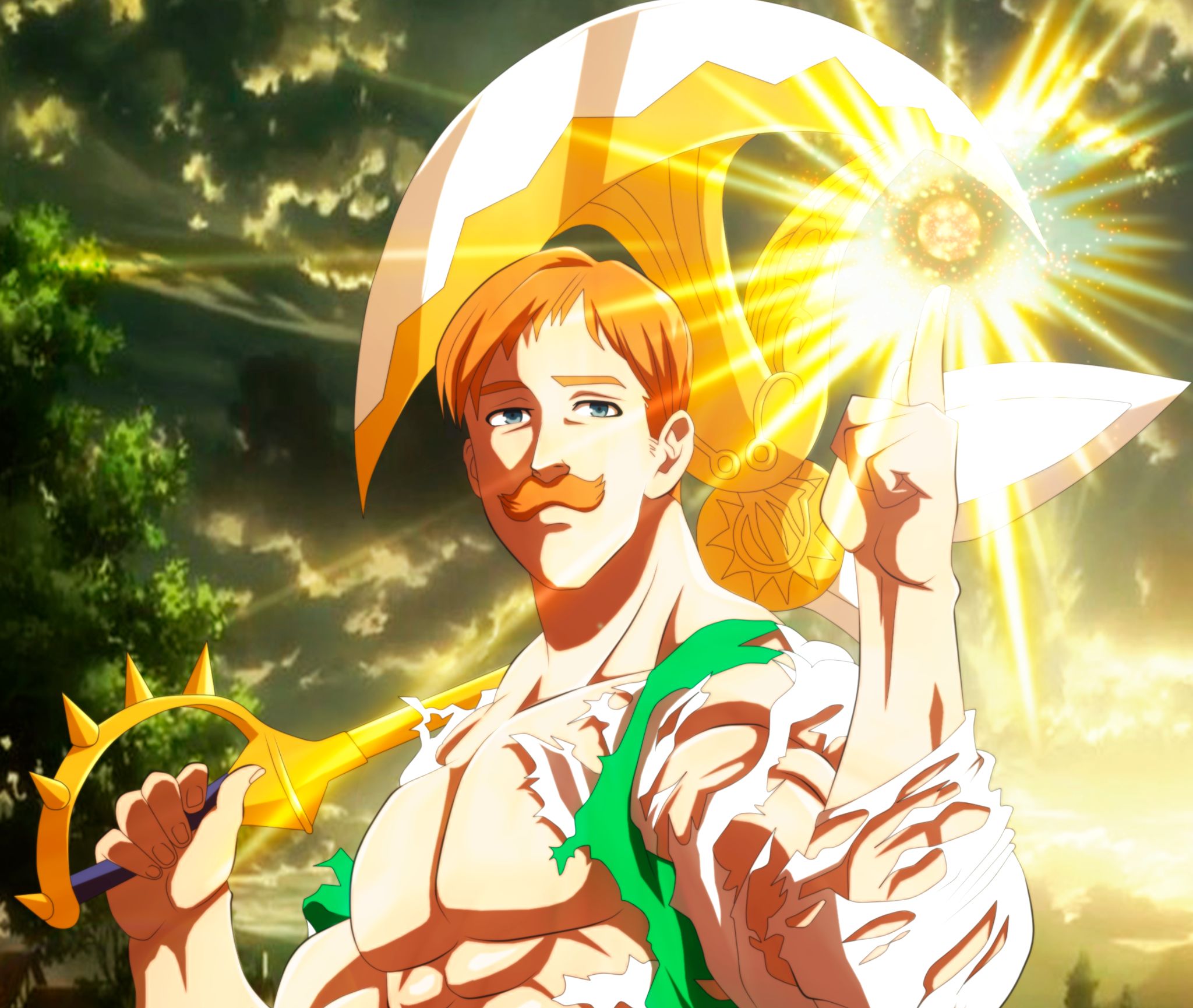 escanor (the seven deadly sins), anime, the seven deadly sins cell phone wallpapers
