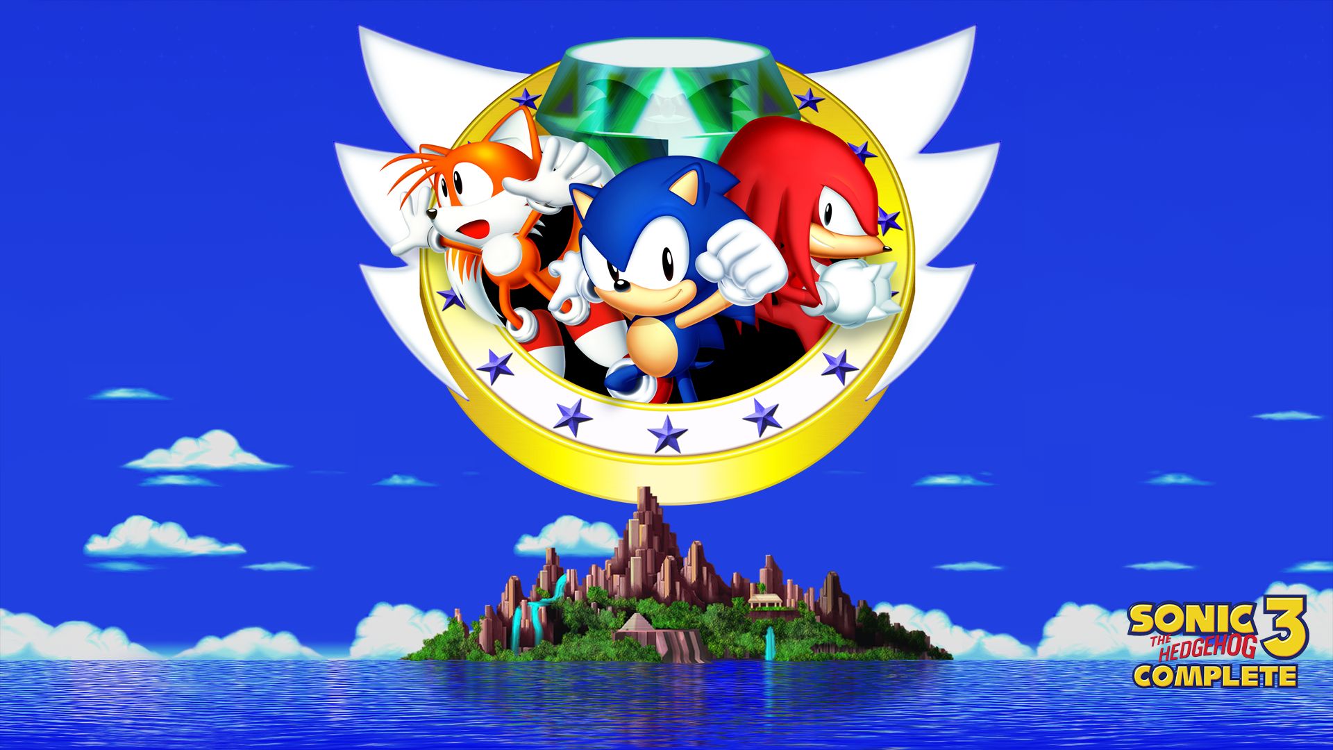 A classic Sonic wallpaper I made a couple days ago for sonics 31st  anniversary  rSonicTheHedgehog