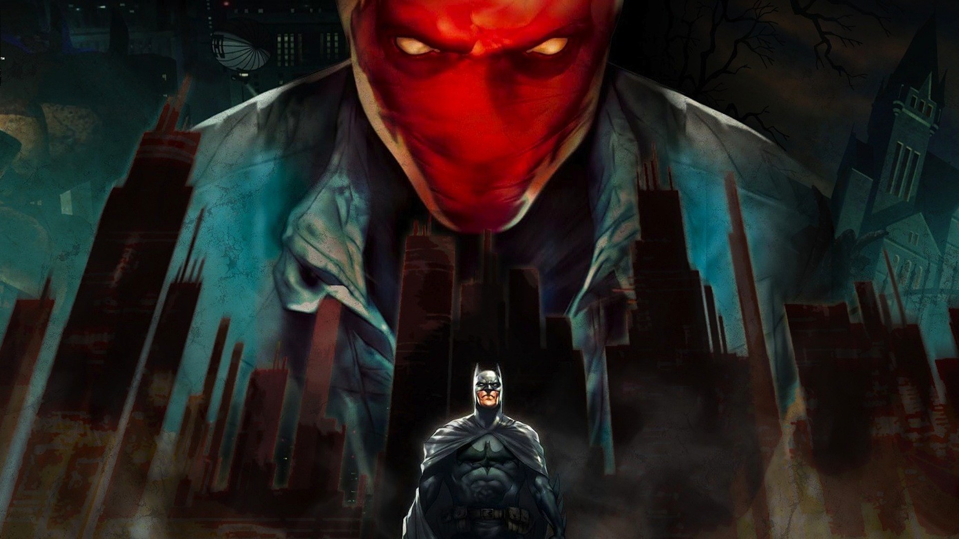 Batman: Under The Red Hood Vertical Background