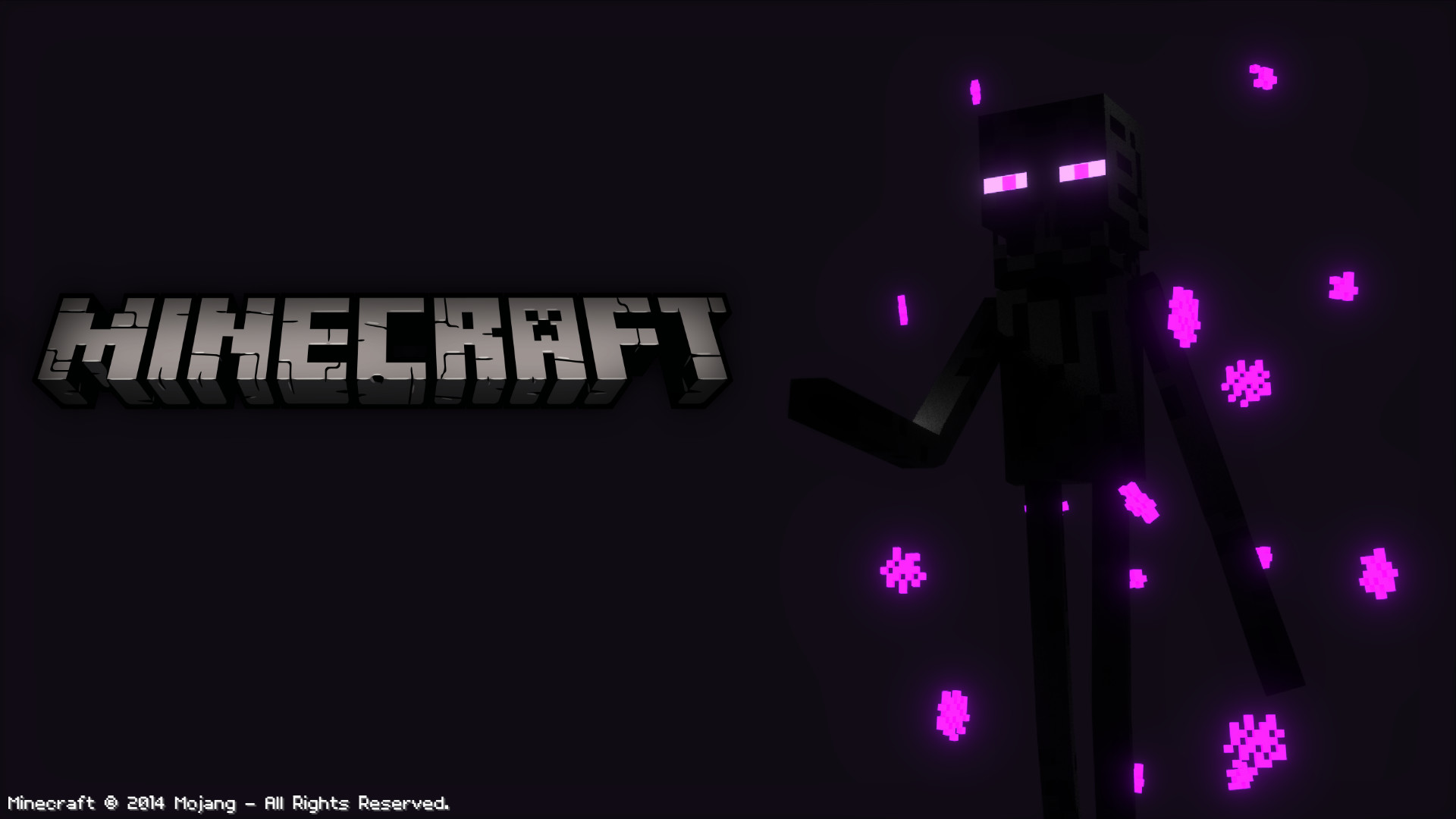 video game, minecraft, enderman cell phone wallpapers