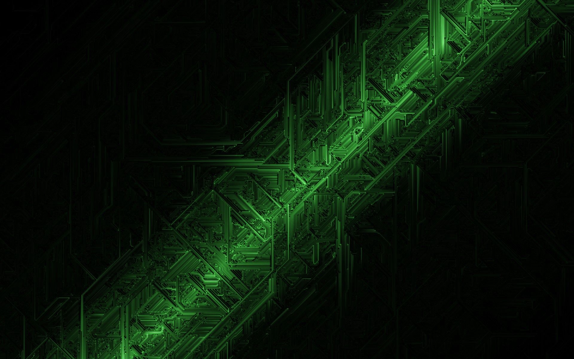 green, scheme, abstract, shine, light, shadow 4K Ultra