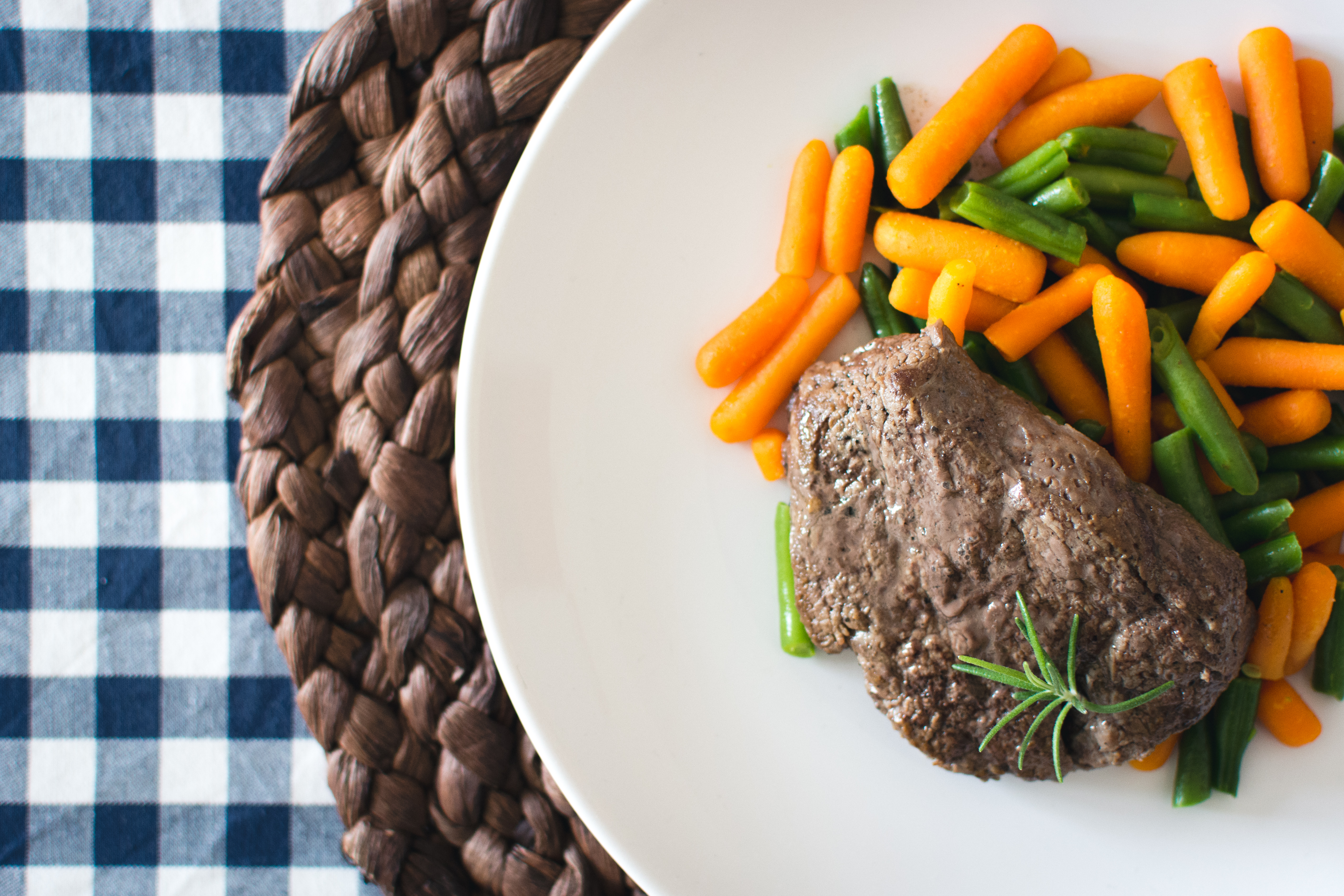 food, meat, steak, vegetable HD wallpaper