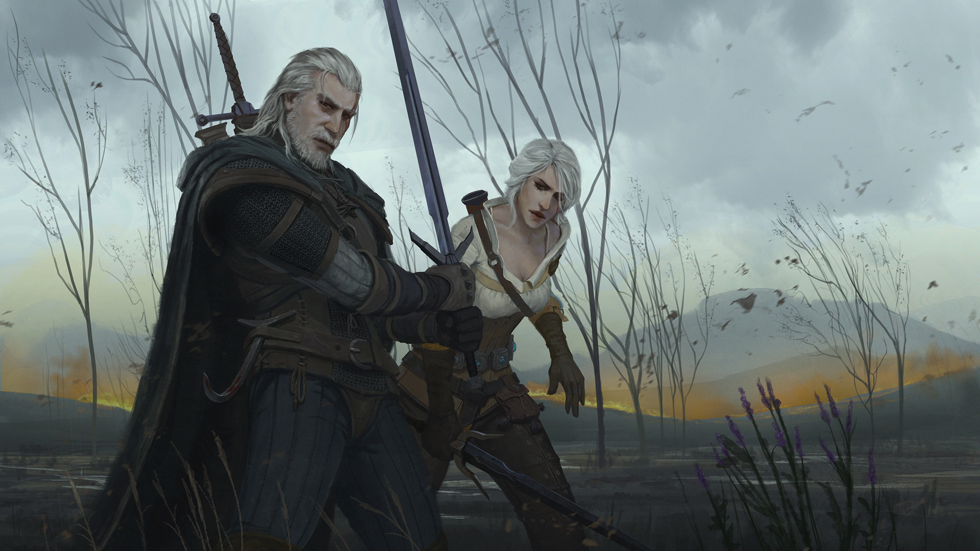 The witcher 3 wallpaper geralt фото 114