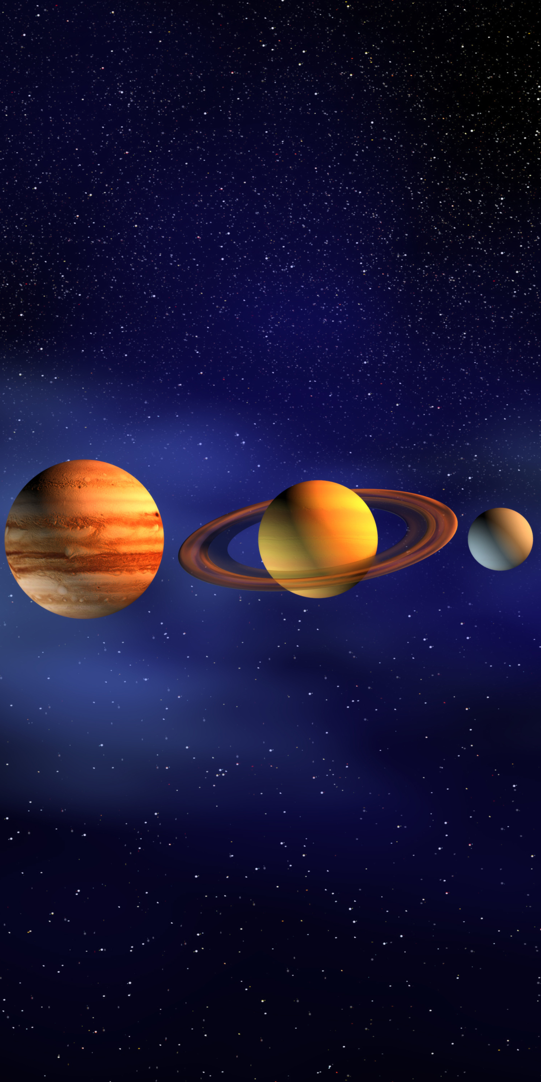 Download mobile wallpaper Space, Planet, Sci Fi, Saturn, Solar System, Jupiter for free.