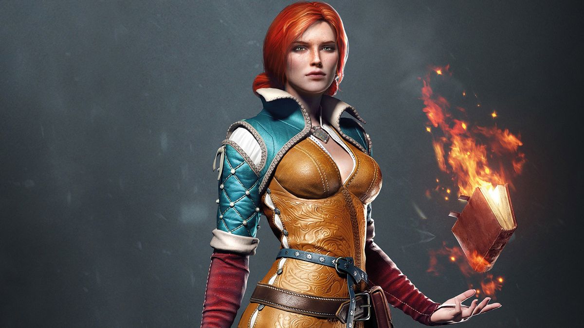 The witcher 3 triss video фото 110