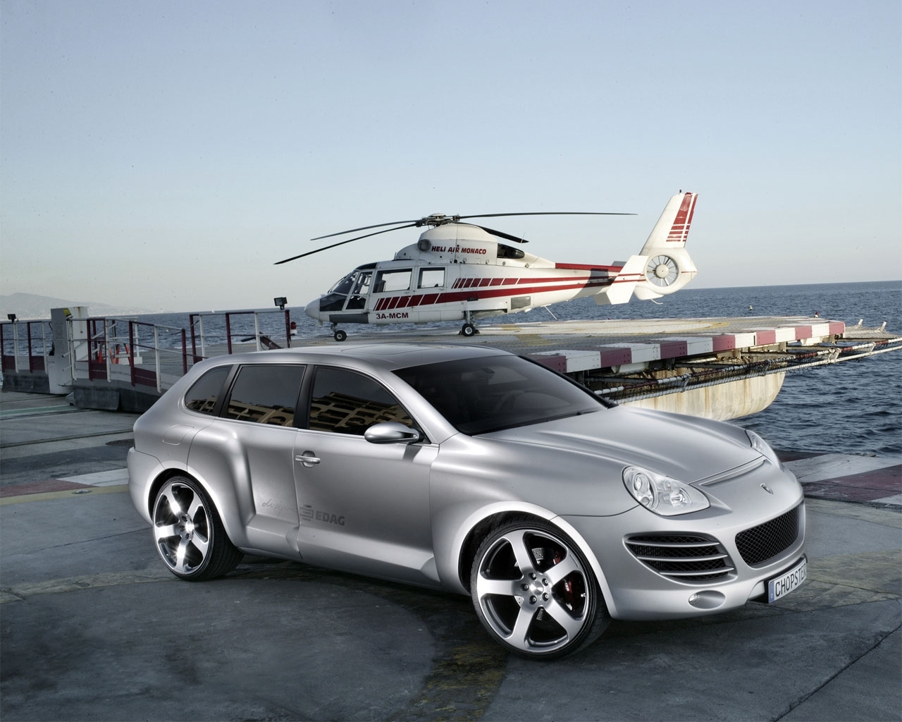 Handy-Wallpaper Transport, Auto, Chopster, Hubschrauber, Porsche kostenlos herunterladen.