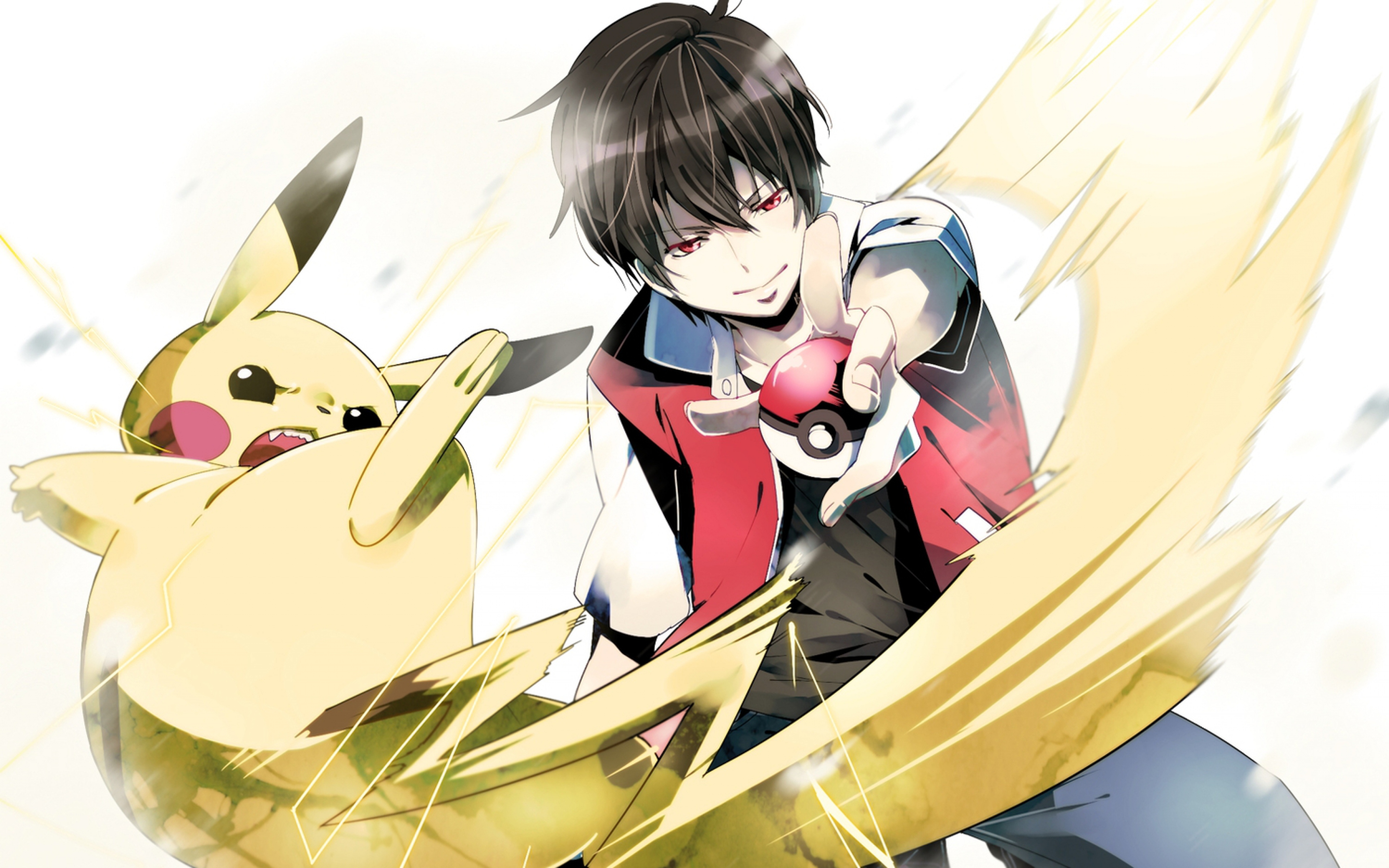 Pokemon Red and Pikachu