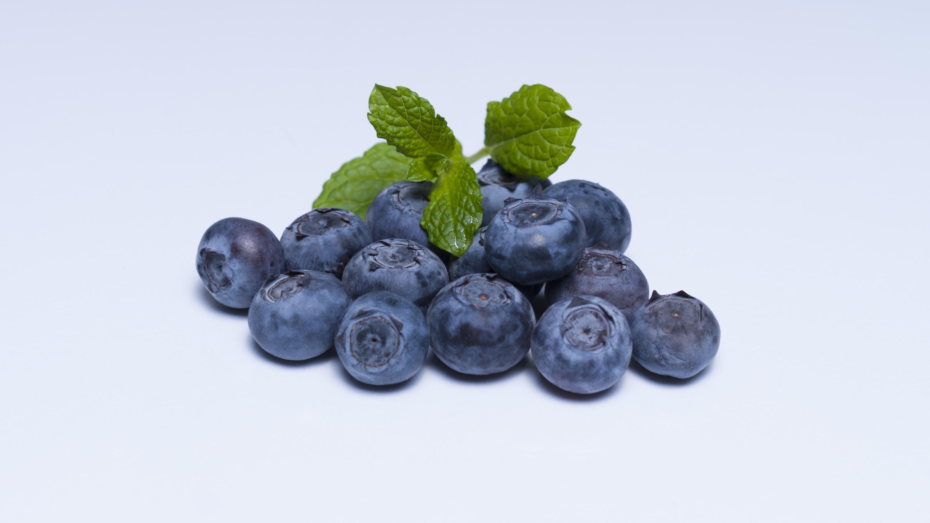 food, blueberry, berry, mint