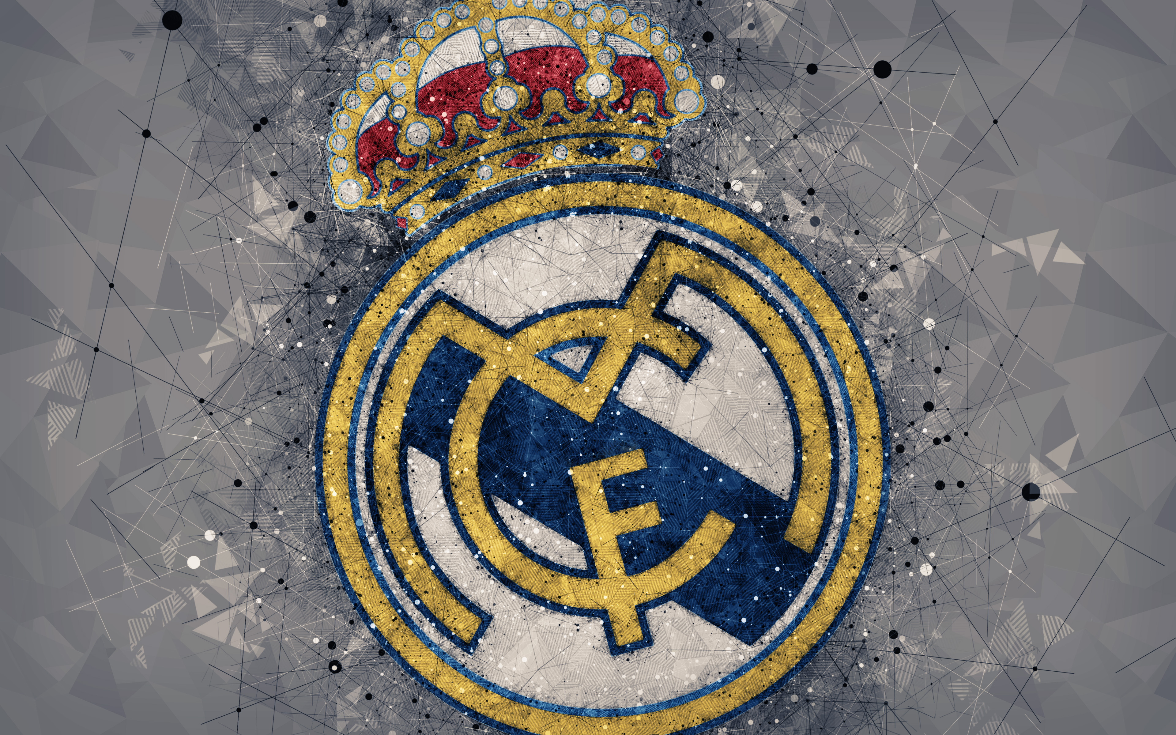 Эмблема Реал Мадрид 4k
