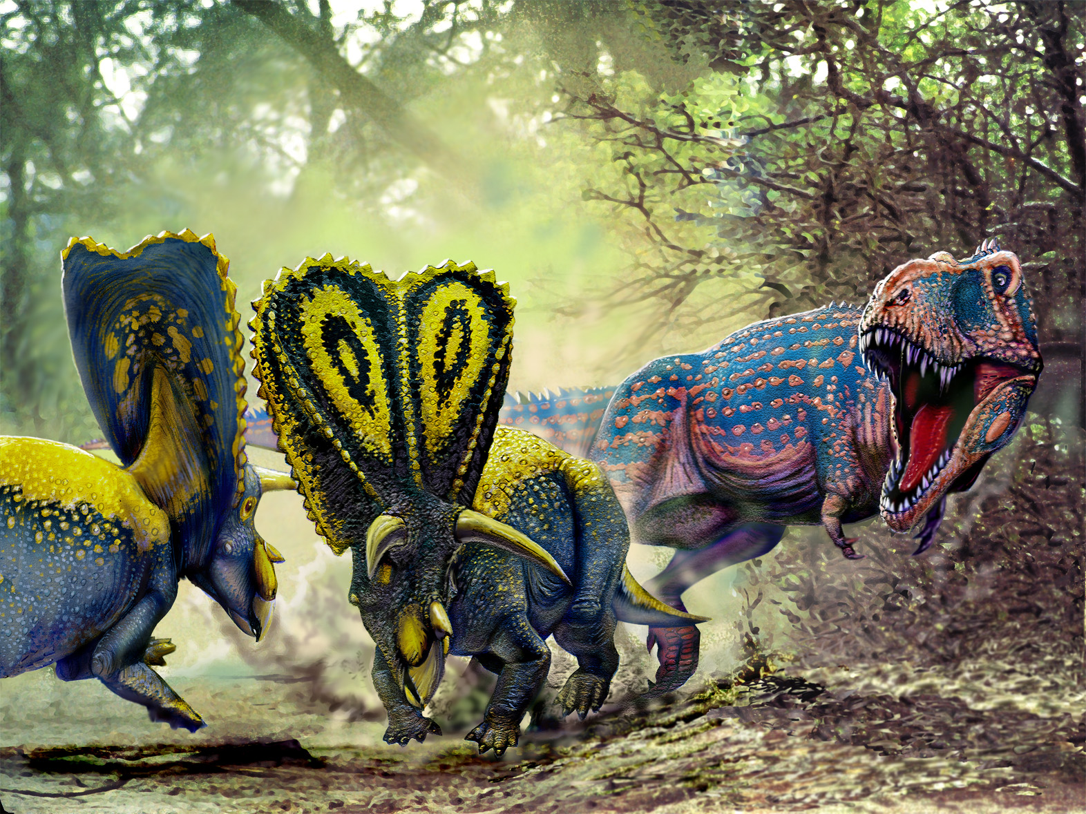 Красивые динозавры