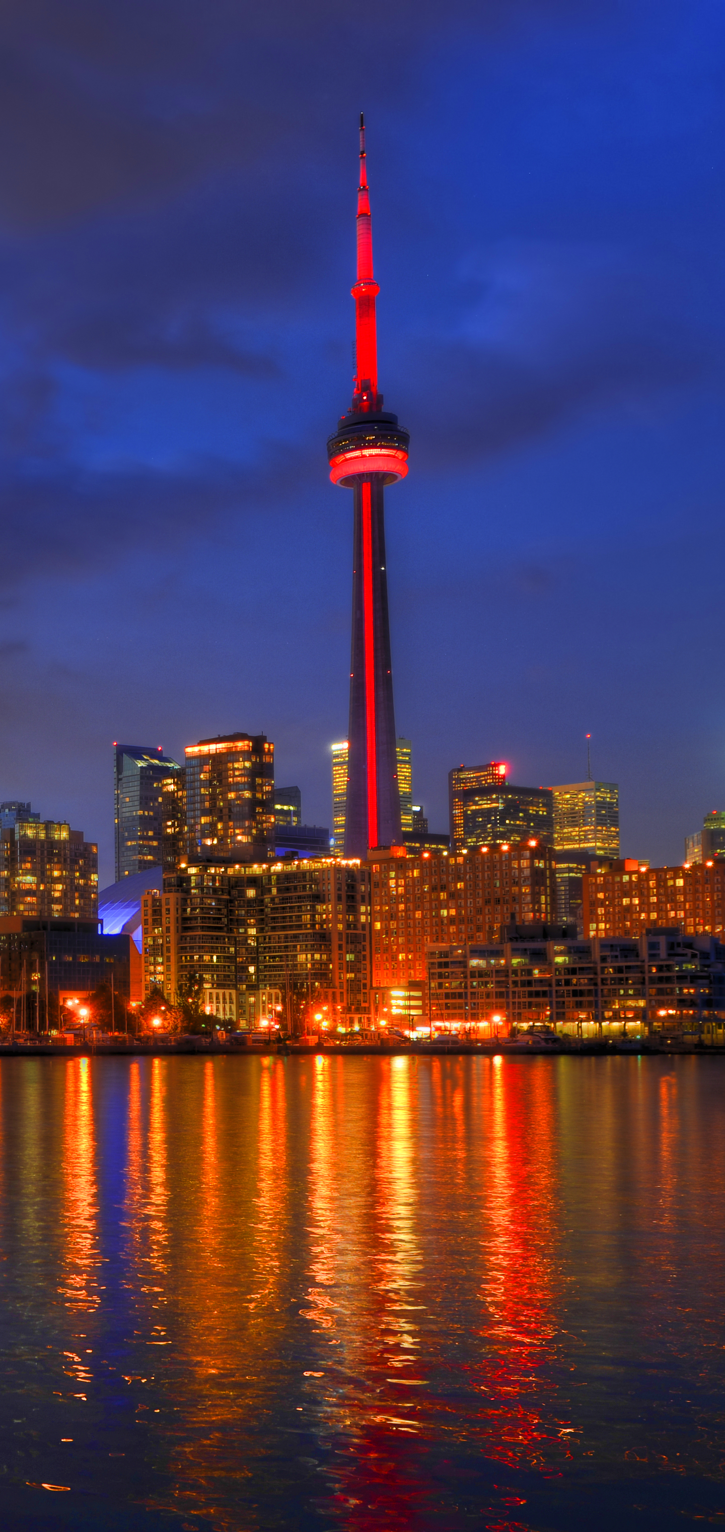 Download wallpapers Toronto night CN Tower City Lights Canada for  desktop with resolution 1920x1200 High Quality HD pictures wallpapers