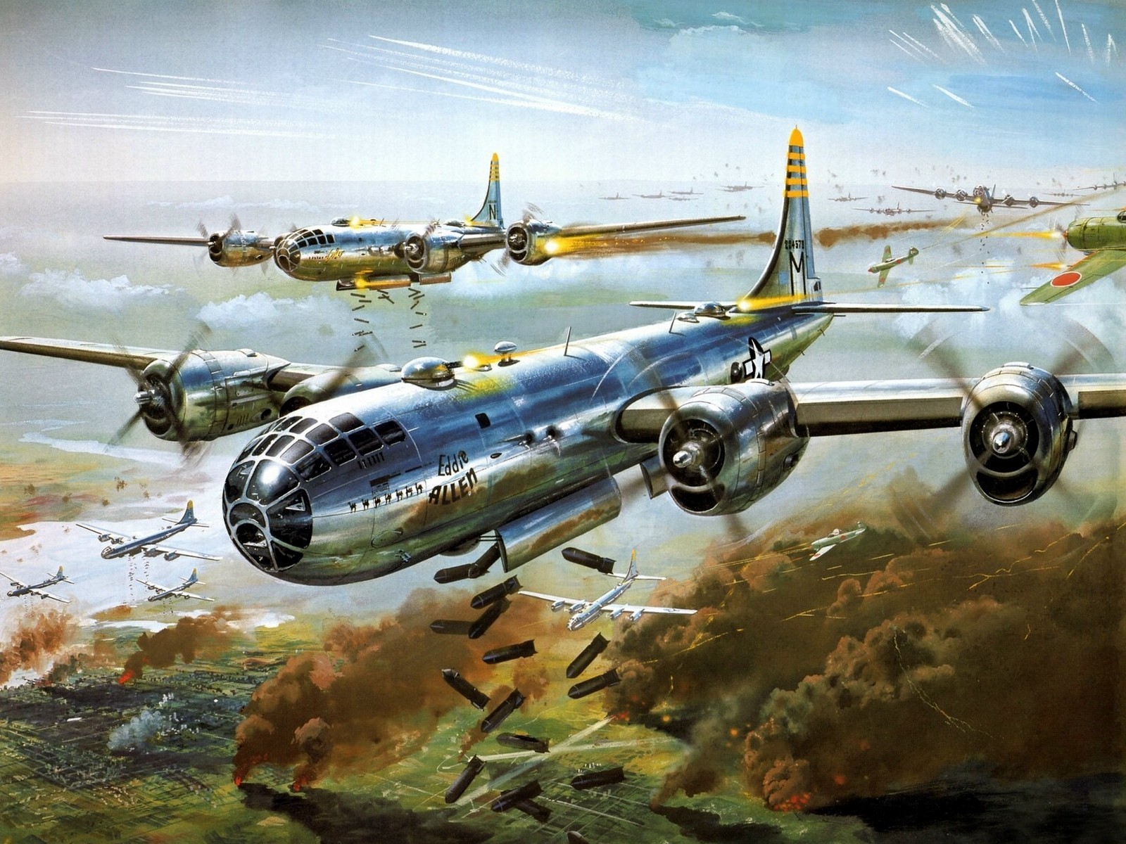 boeing b 29 superfortress, military, bombers