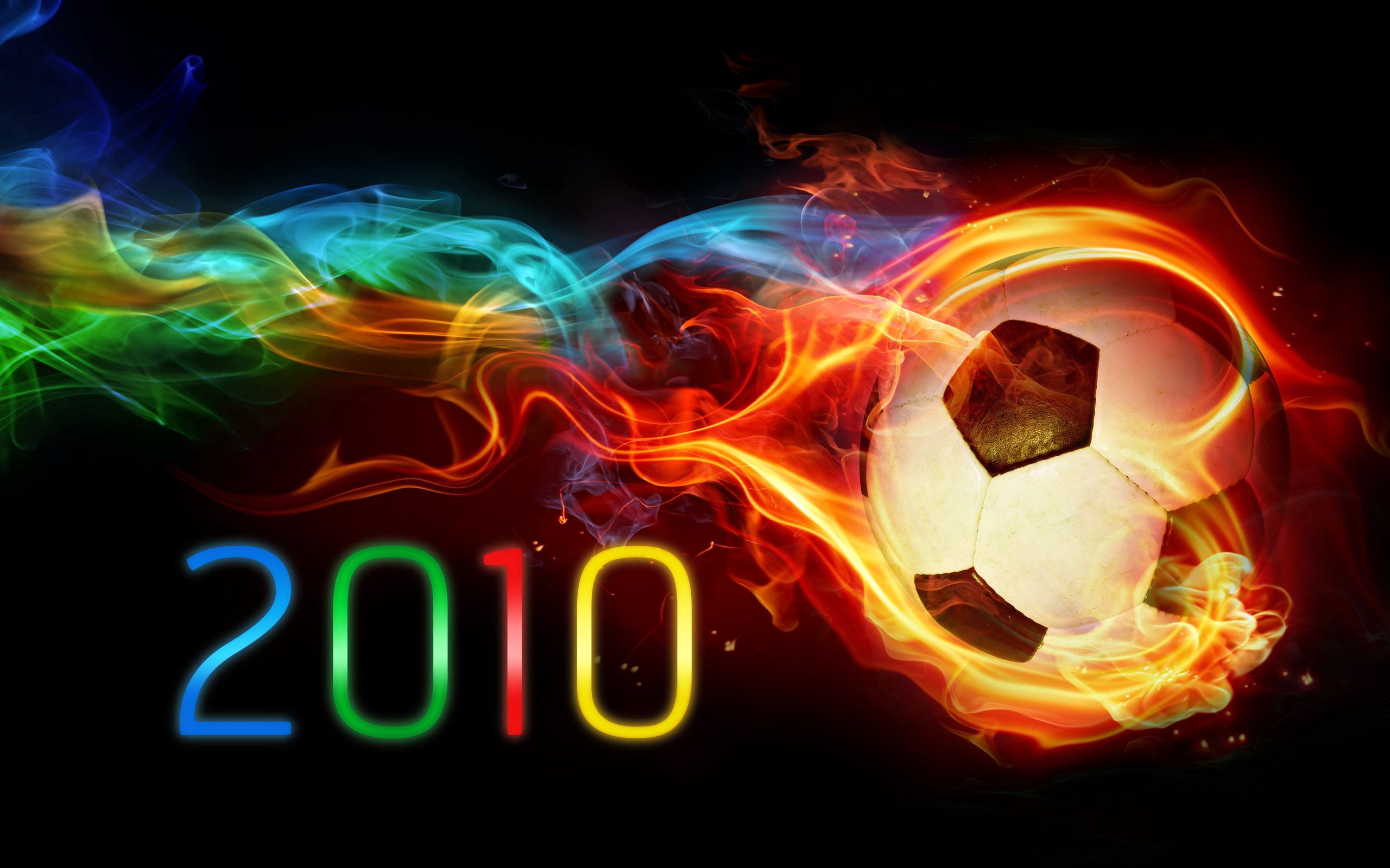 Free HD 2010, sports, fire, rainbow, ball, championship